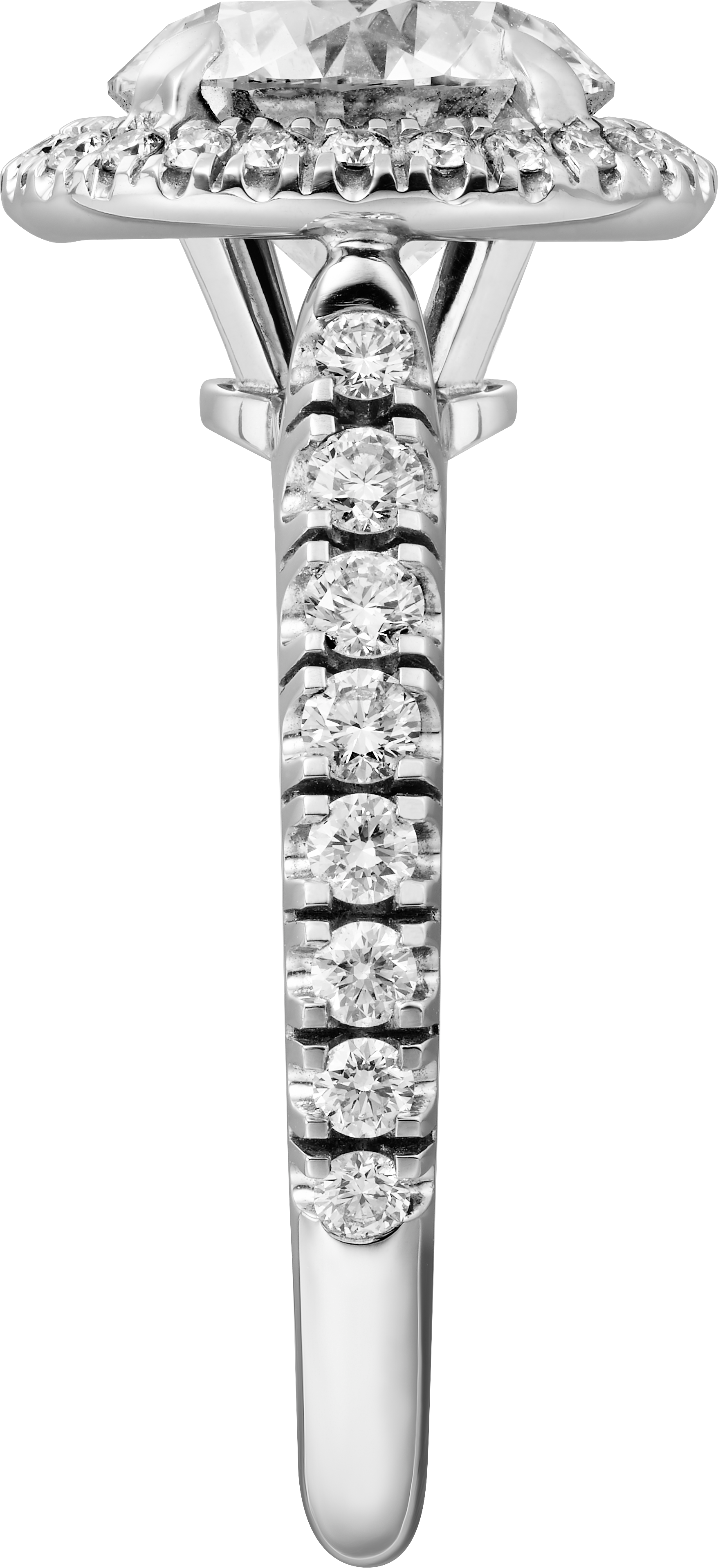 Cartier Destin&eacute;e solitaire, brilliant-cut diamond, paved , image 5