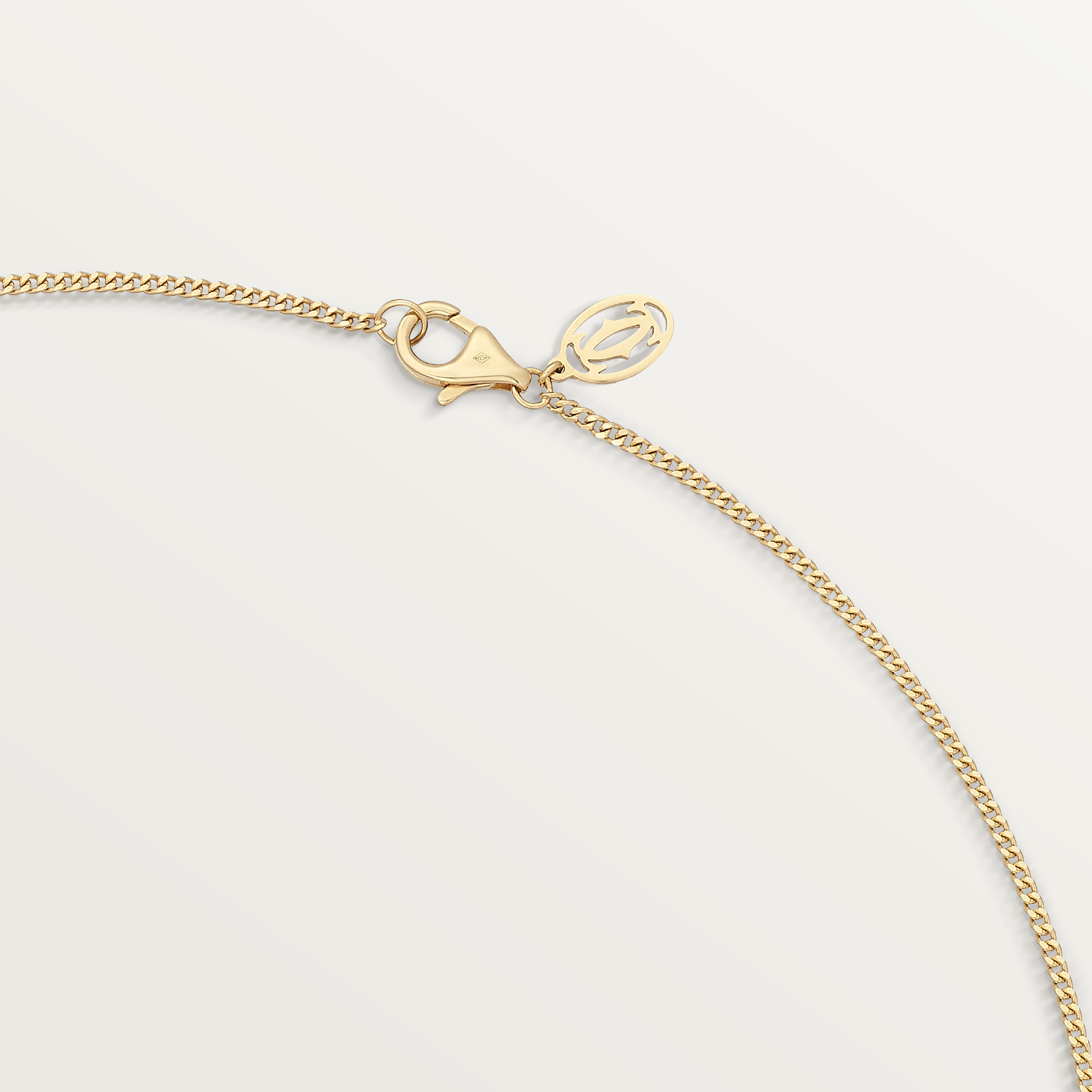 Trinity cushion pendant, paved
