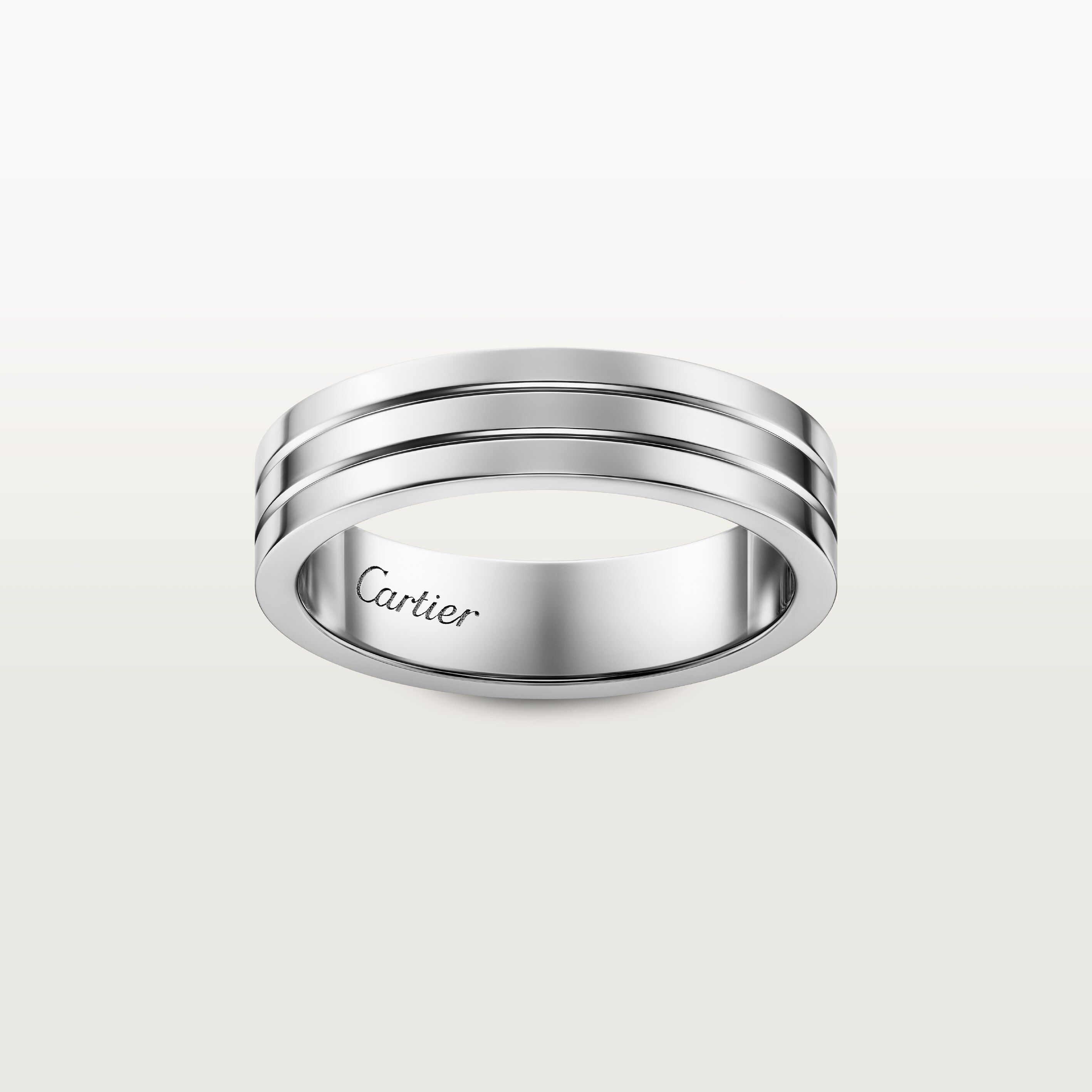 Vendome Louis Cartier wedding band, 4.8 mm width