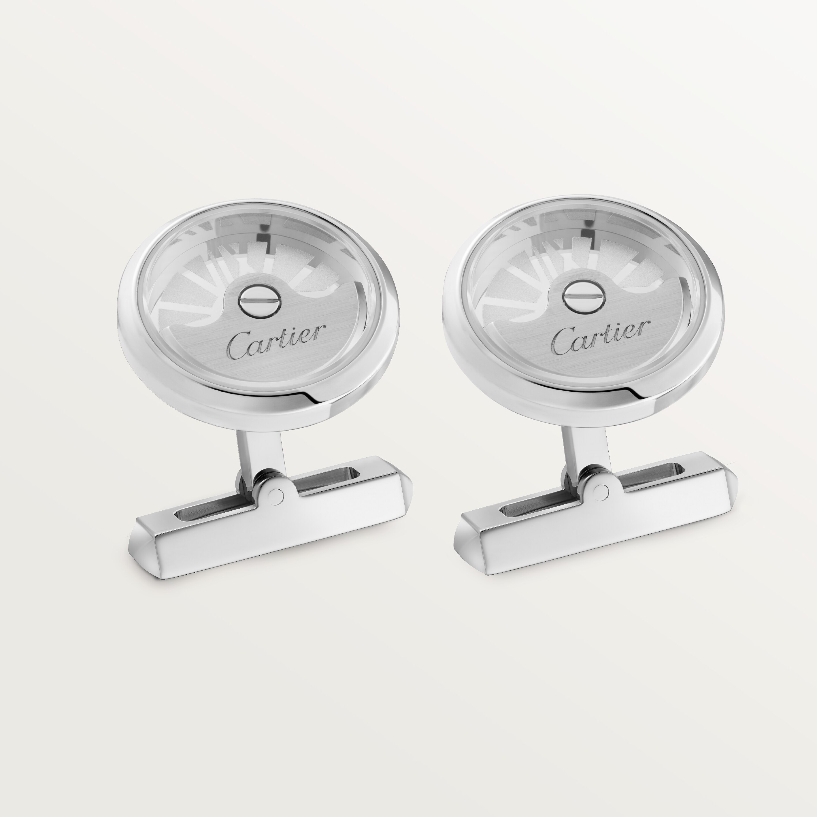 Oscillating weight cufflinks