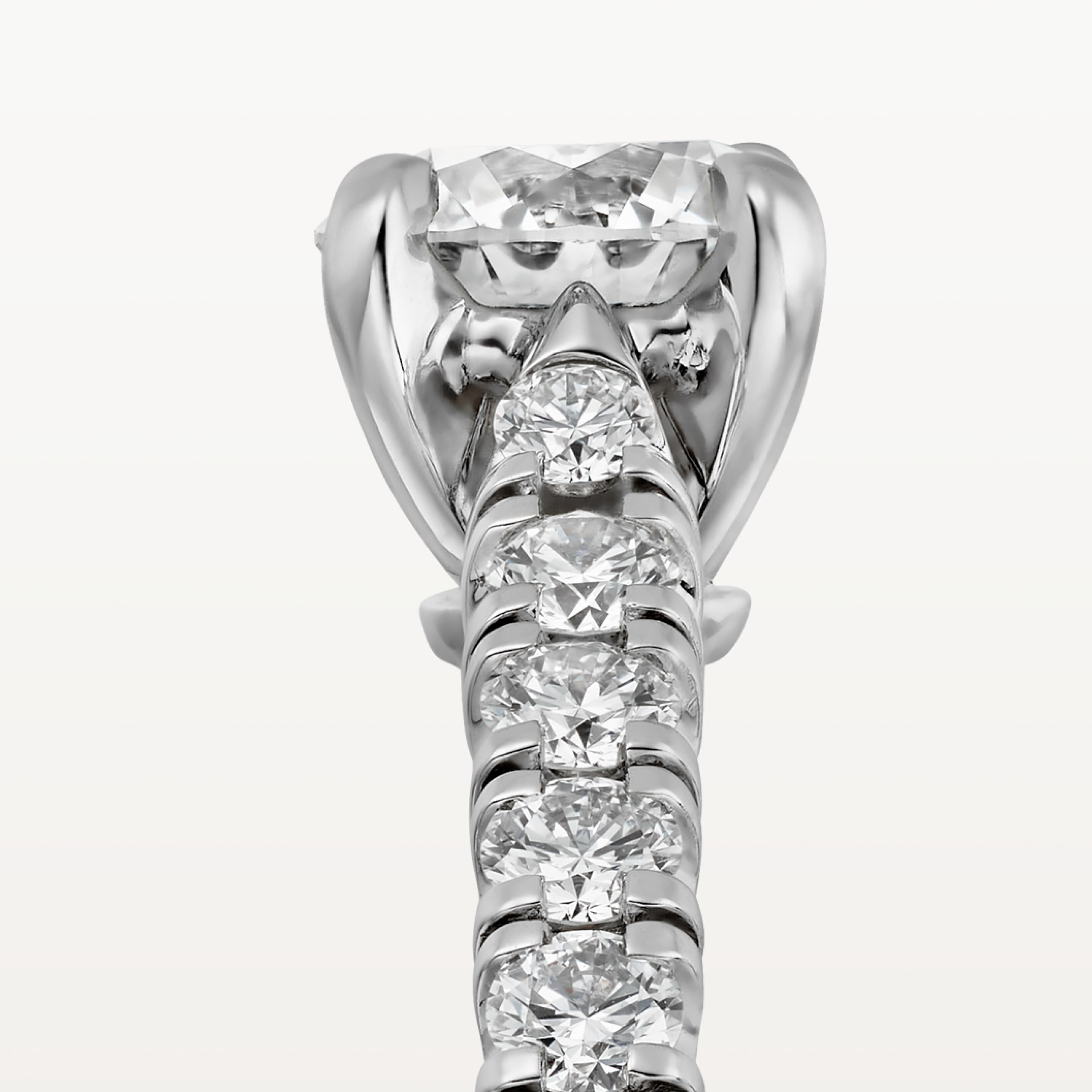 1895 solitaire, brilliant-cut diamond, paved , image 8