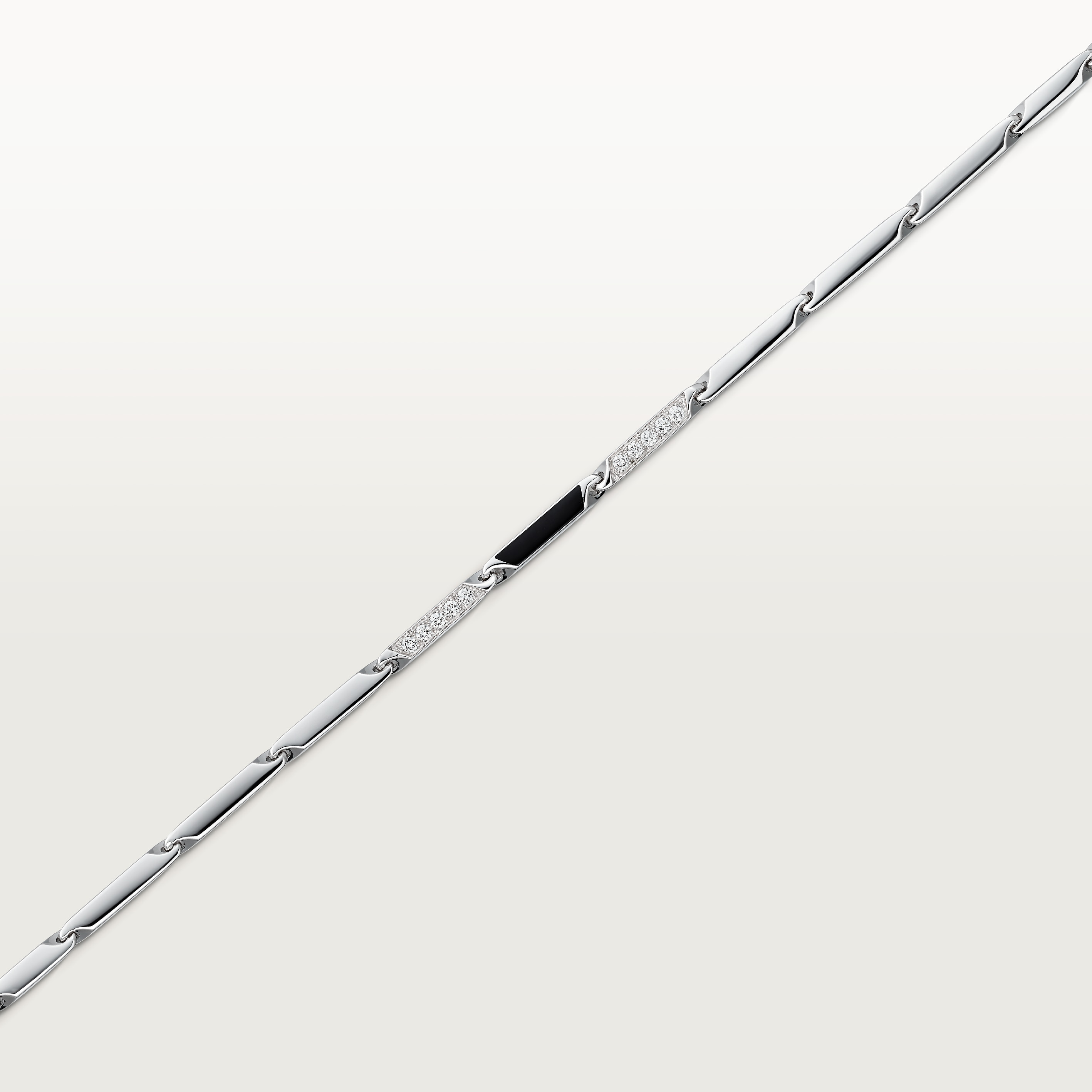 Panth&egrave;re de Cartier long necklace, small model, paved 