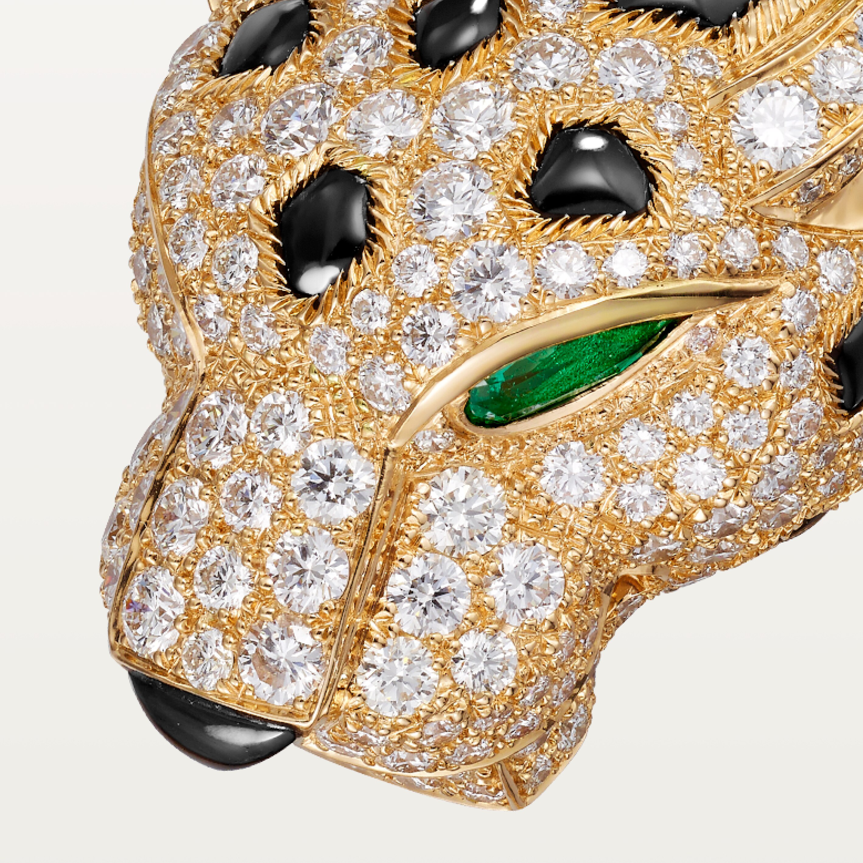 Panth&egrave;re de Cartier bracelet, paved 