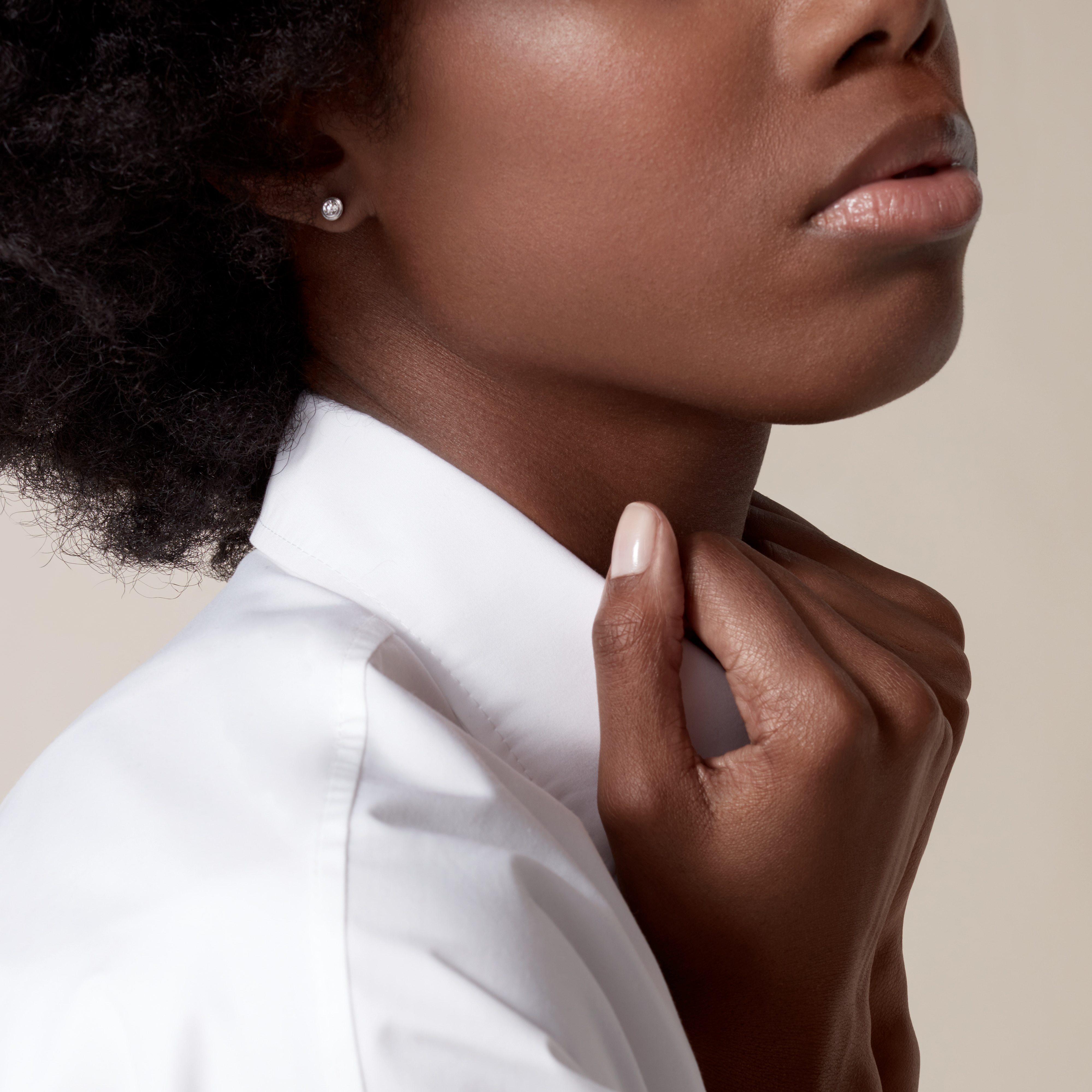 Cartier d'Amour stud earrings, 2 diamonds, medium model