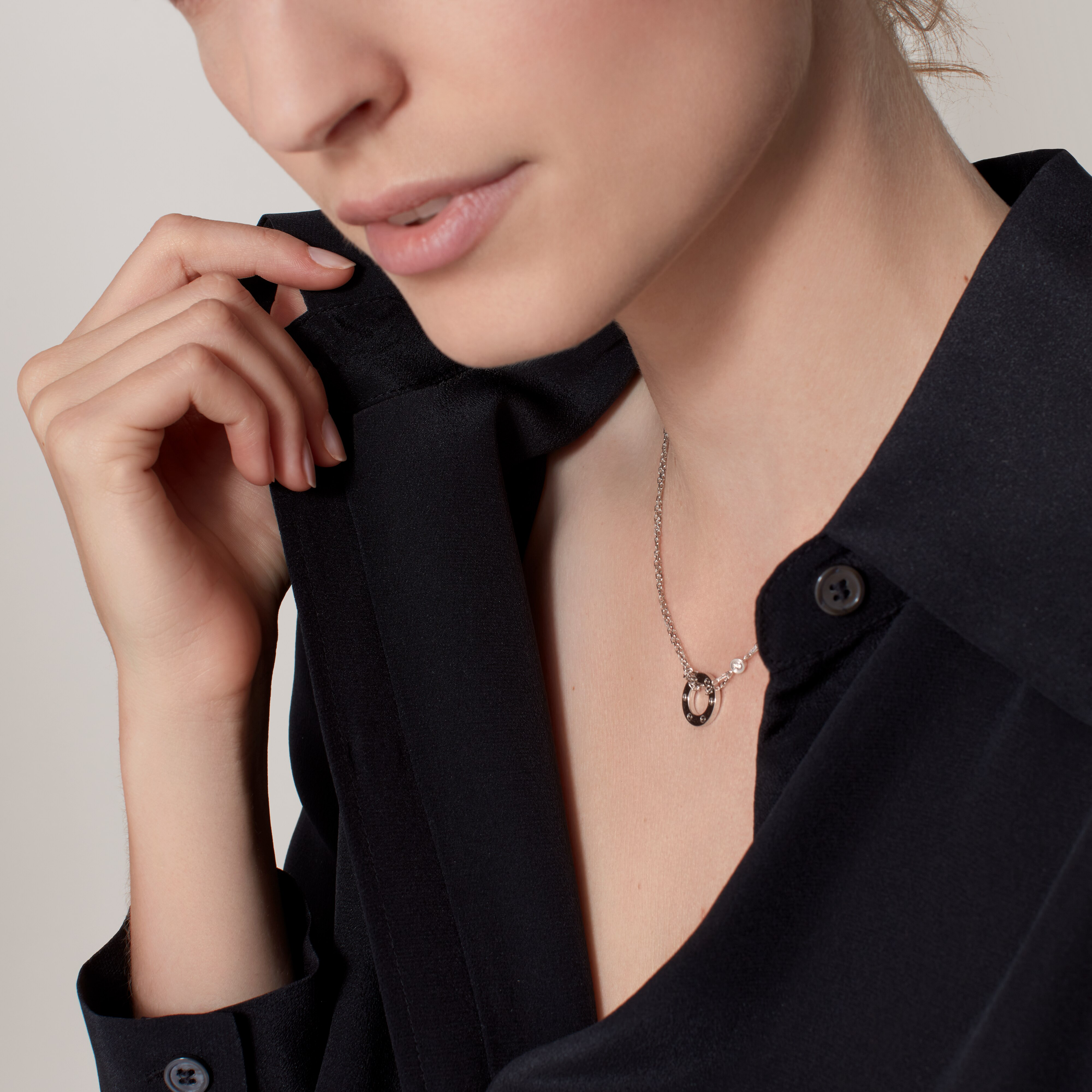 #LOVE# pendant, 2 diamonds