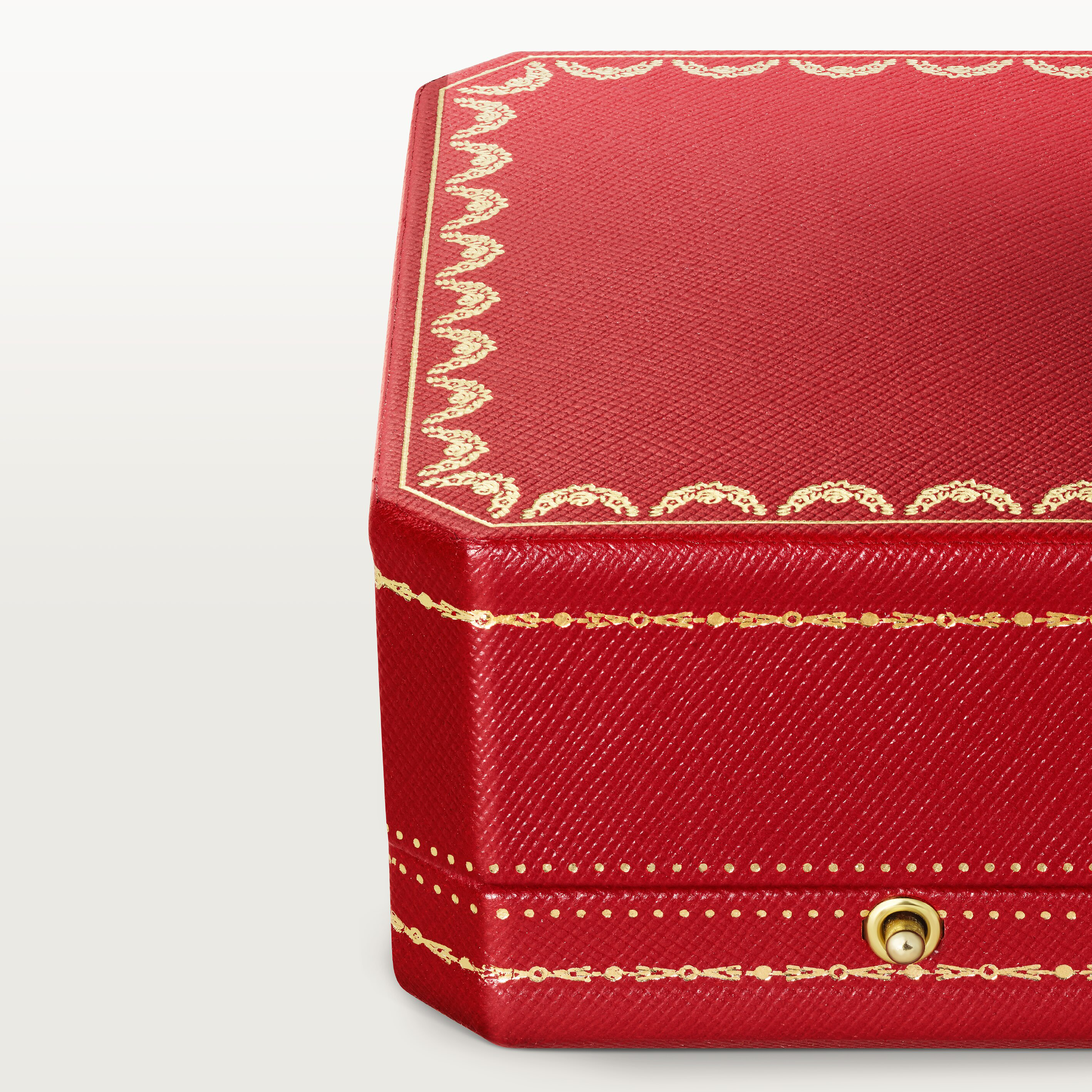 Trinity earrings, half-paved, image 5