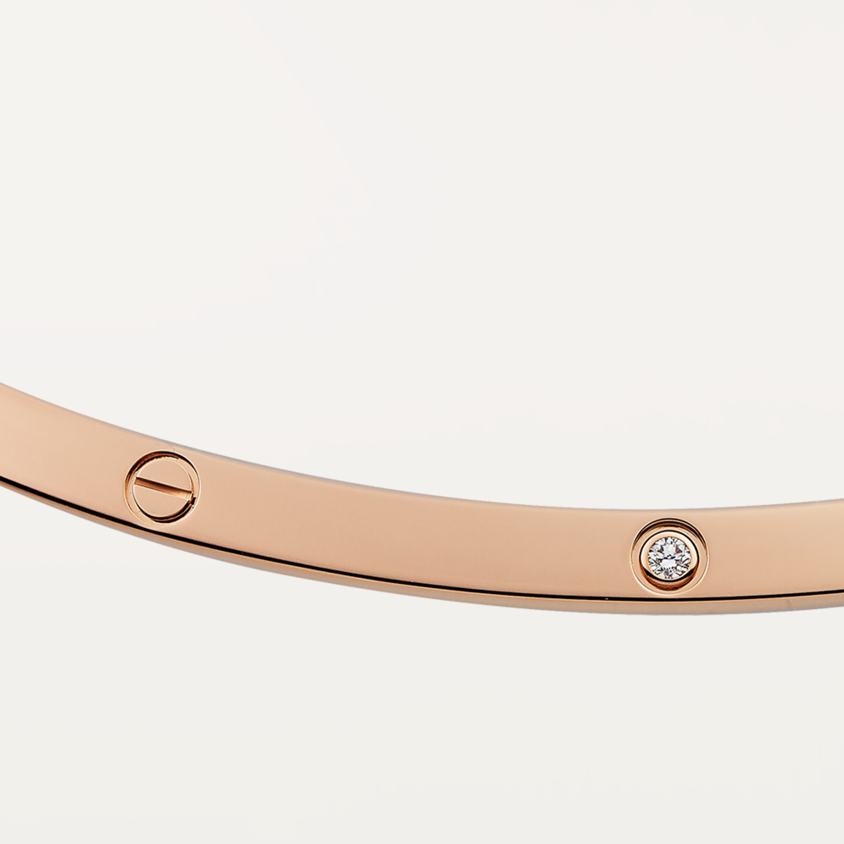 #LOVE# torque necklace, 10 diamonds