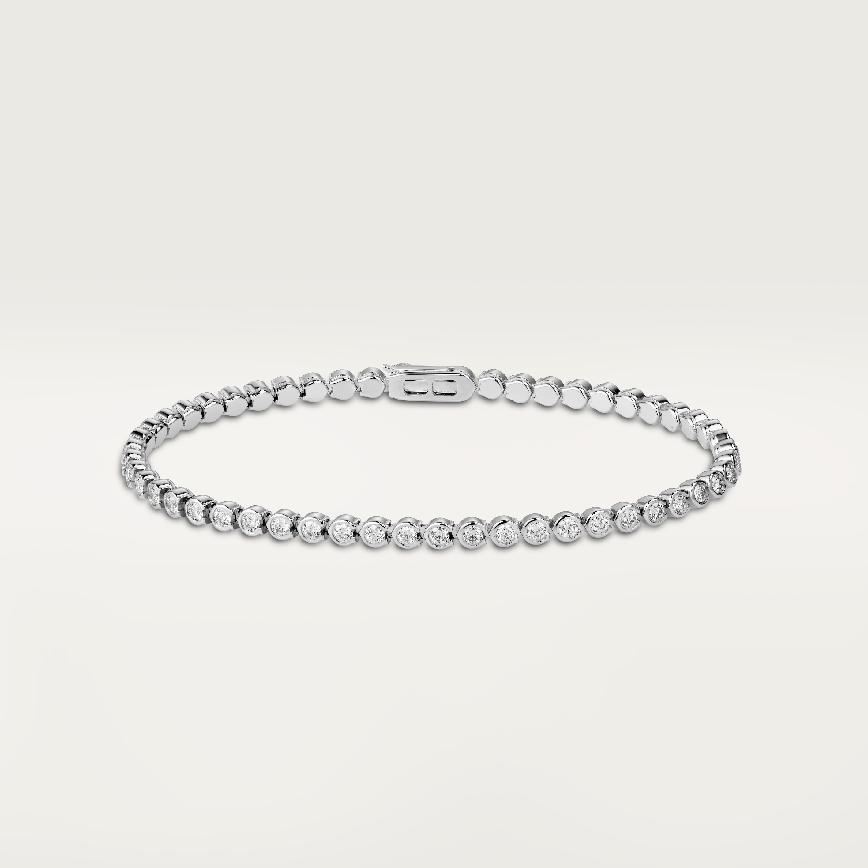 Lignes Essentielles bracelet, brilliant-cut diamonds