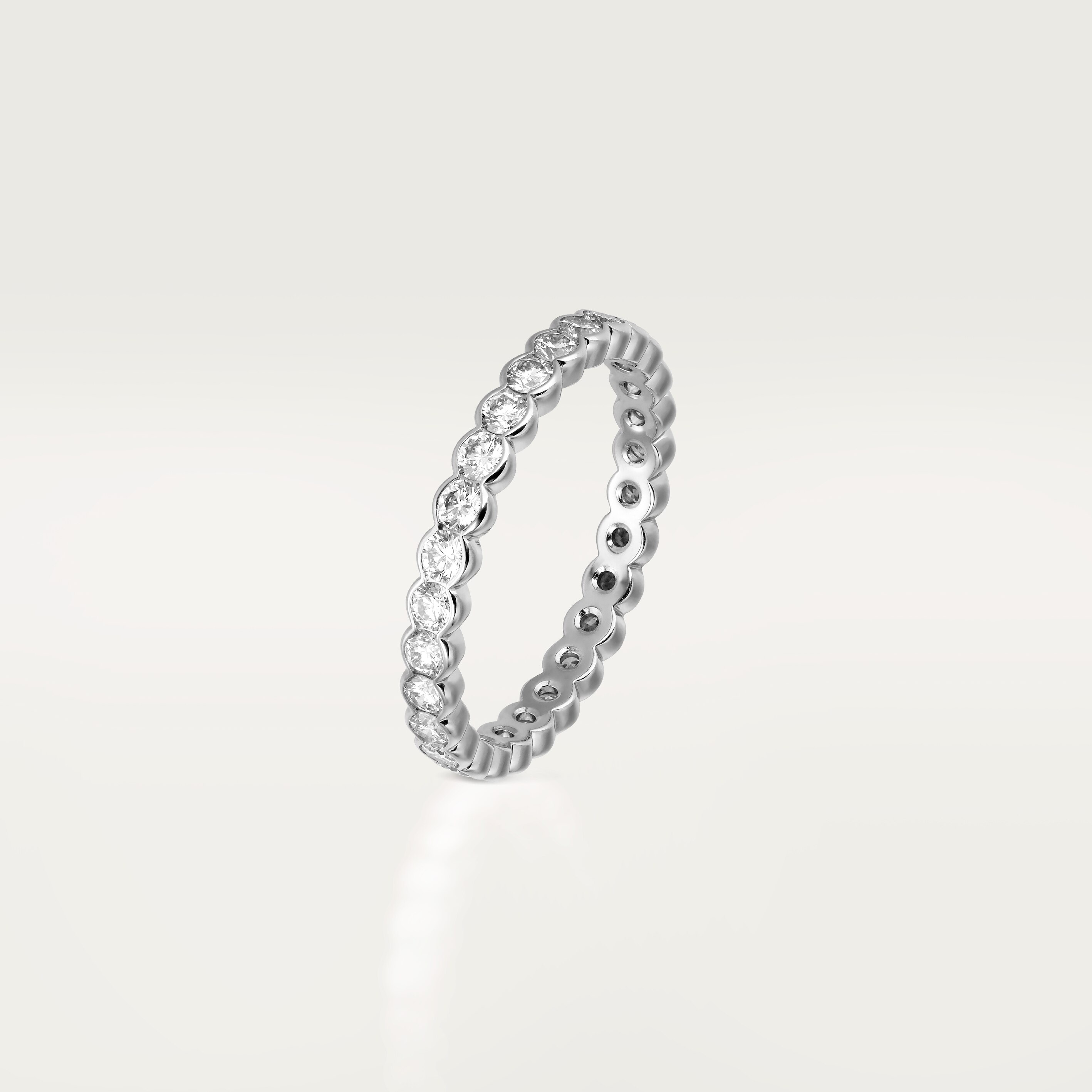 Broderie de Cartier wedding band, diamonds
