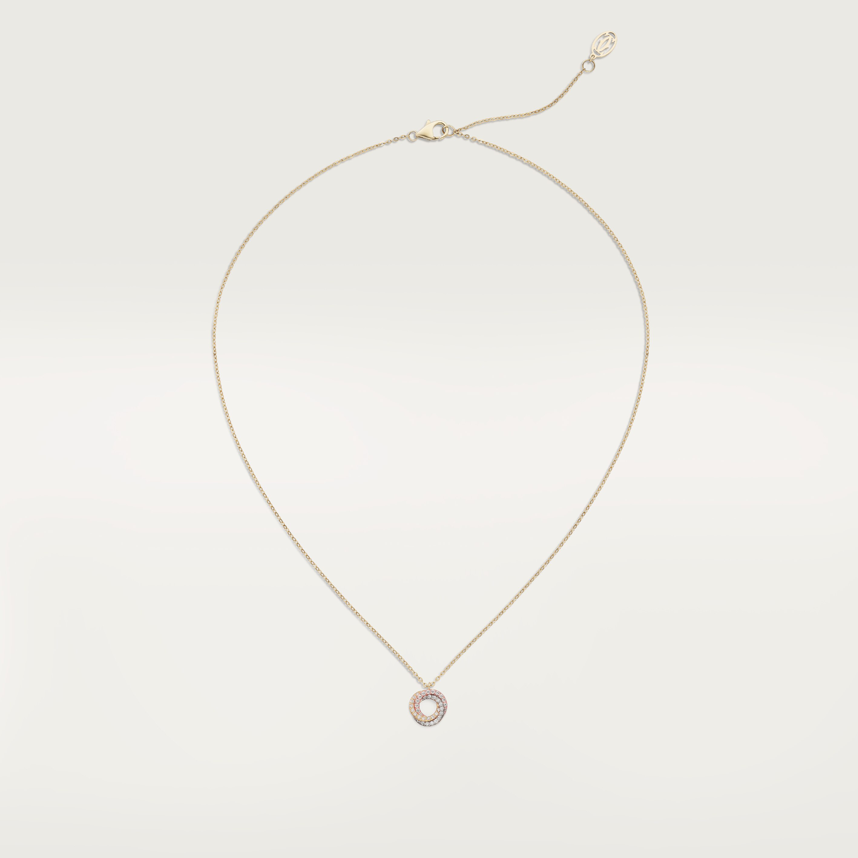 Trinity pendant, paved