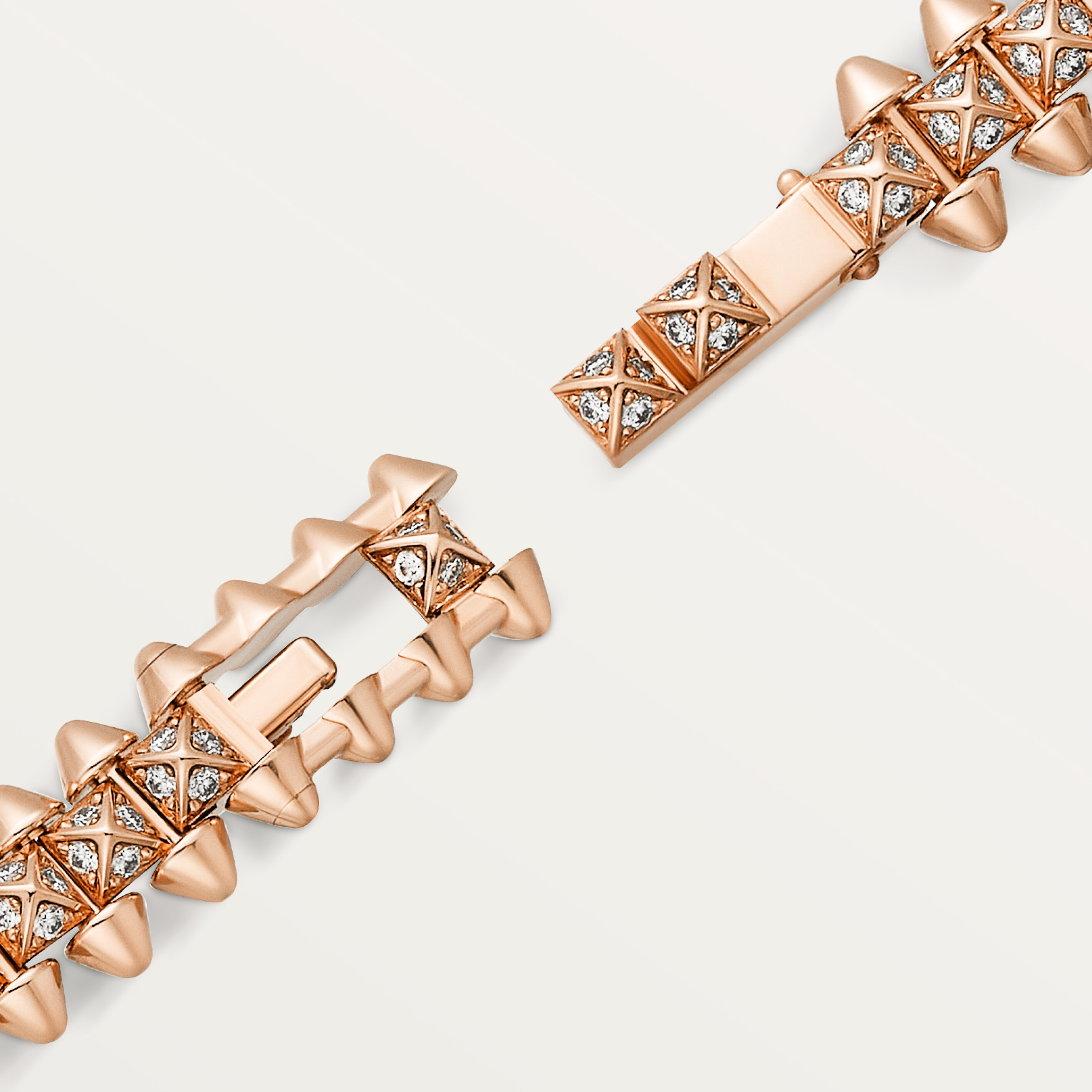 Clash de Cartier bracelet, flexible, small model, paved , image 6