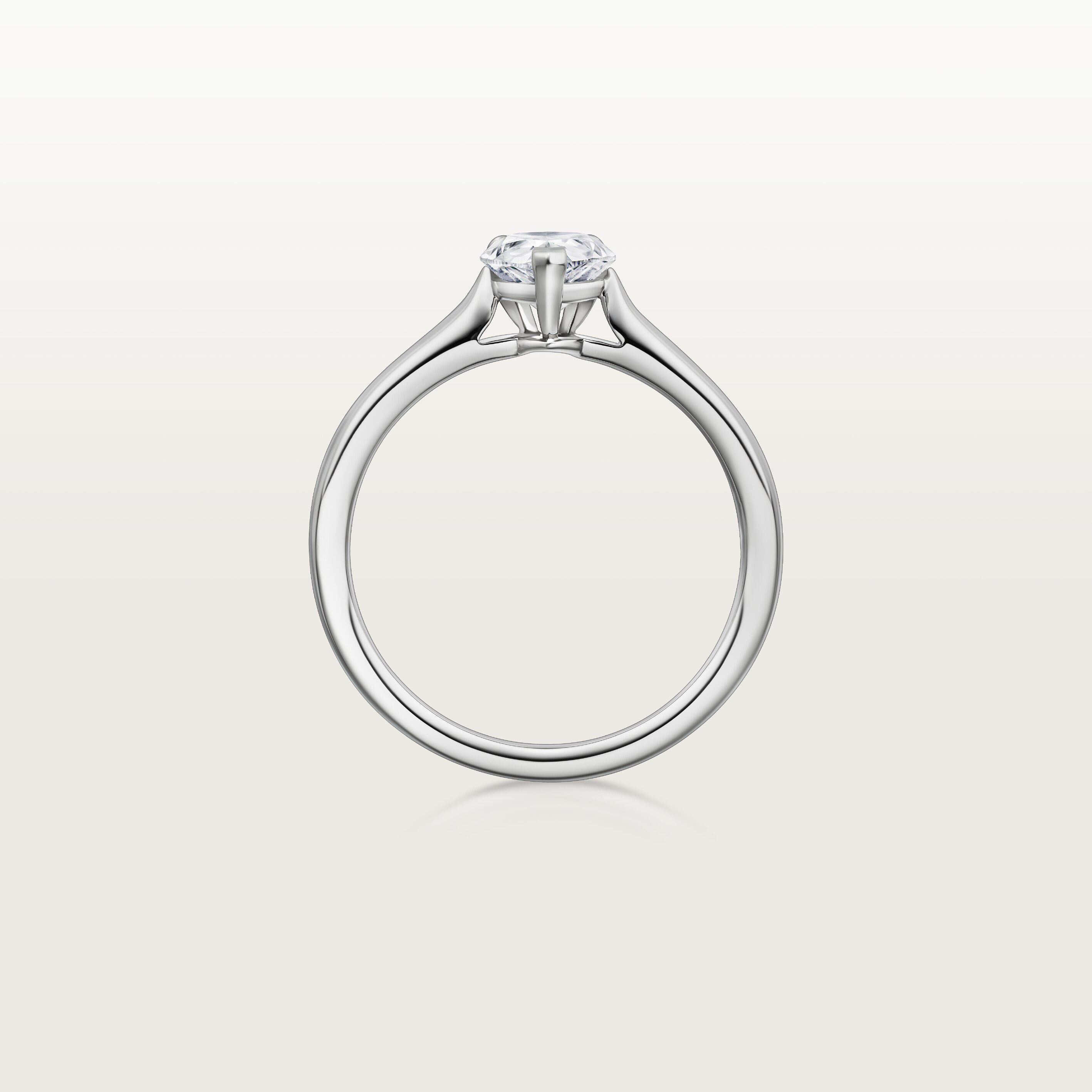 1895 solitaire, pear-shaped diamond, image 5