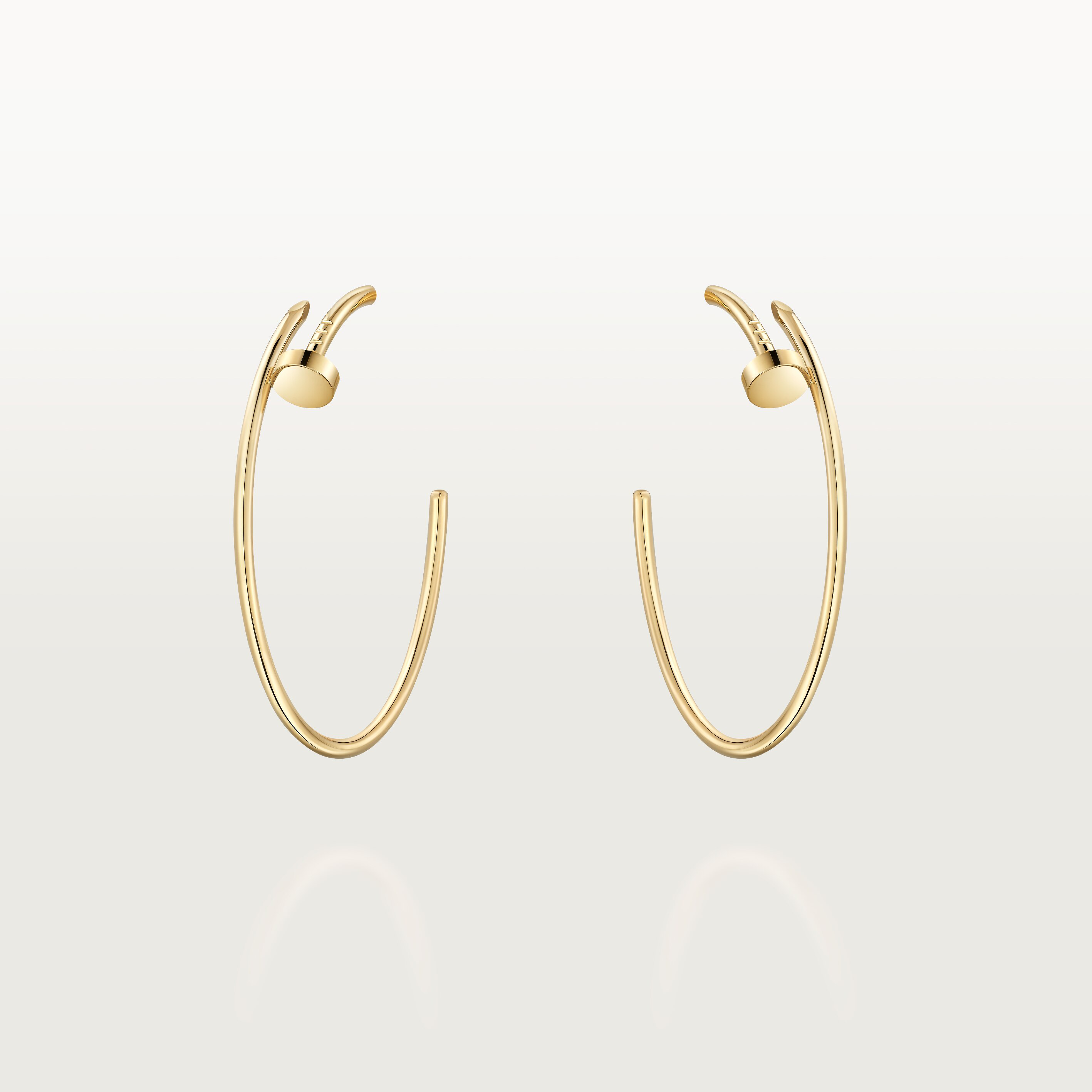 Juste un Clou hoop earrings, large model