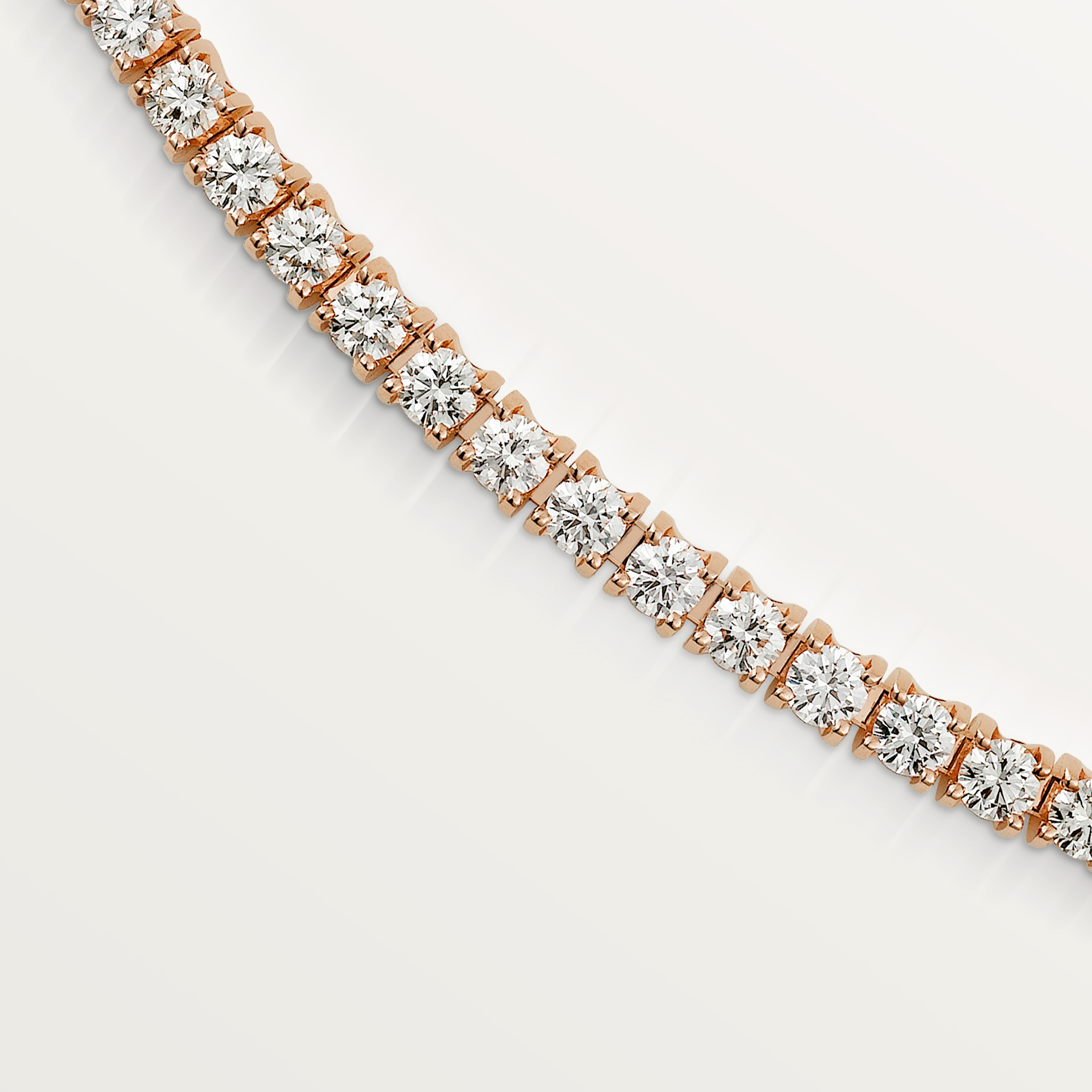 Lignes Essentielles necklace, brilliant-cut diamonds