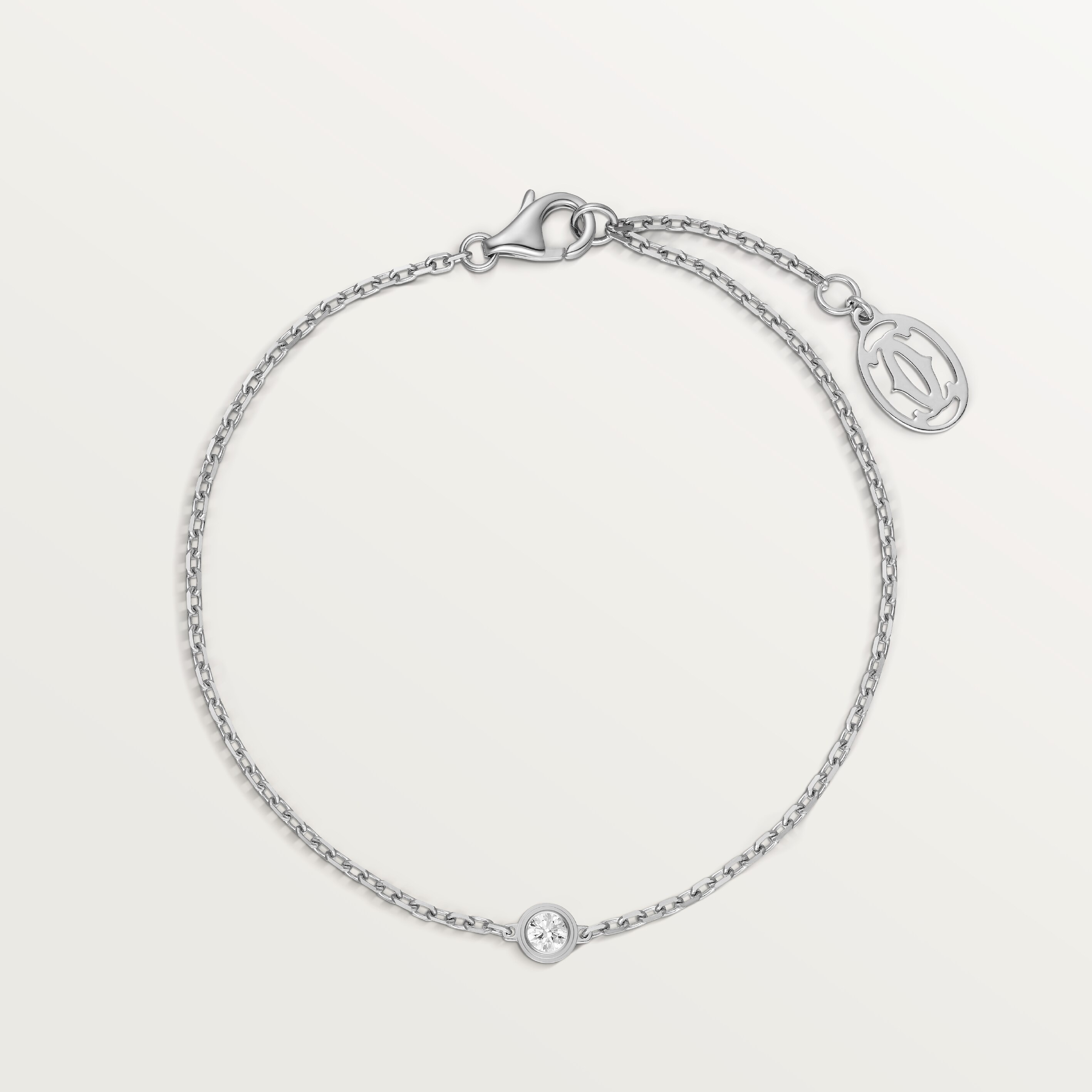 Cartier d'Amour bracelet, diamond, mini model
