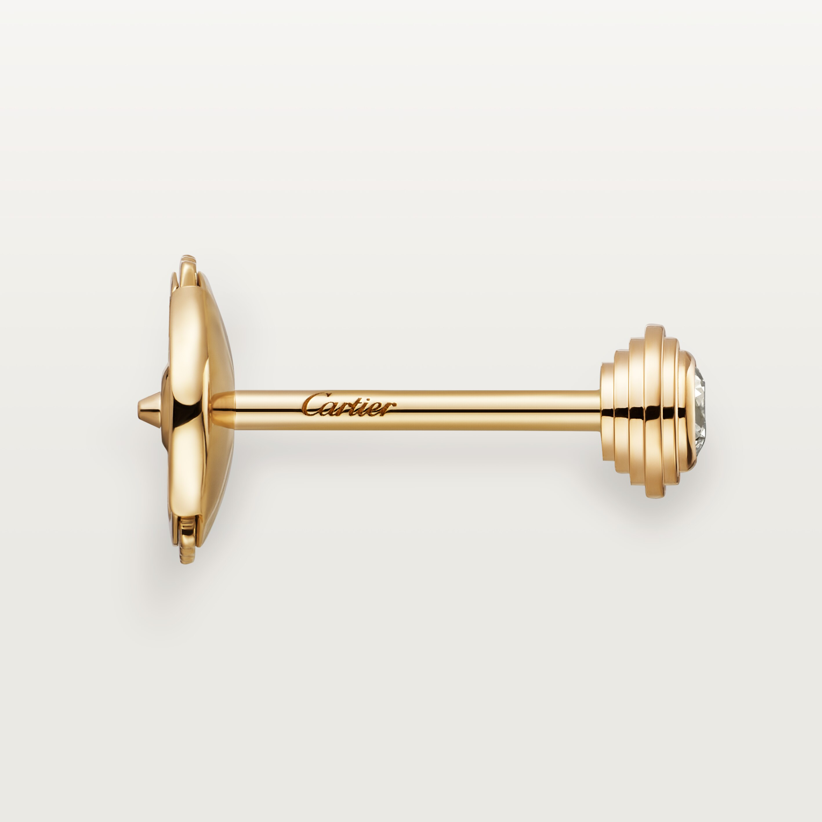 Cartier d'Amour stud earrings, 2 diamonds, mini model