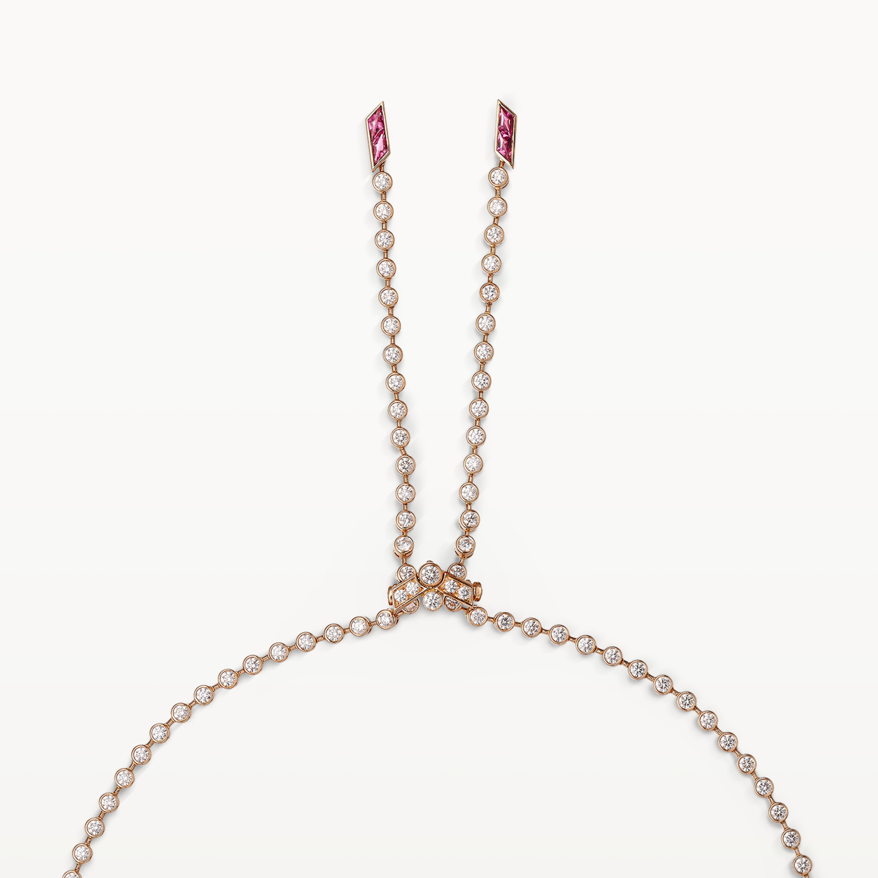 Panth&egrave;re de Cartier long necklace, rubellite, large model, paved , image 3