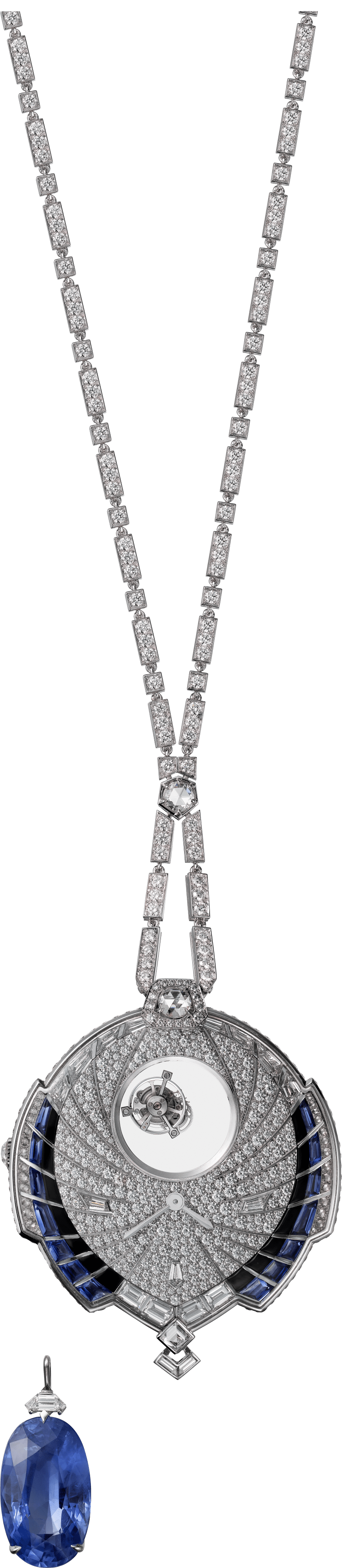 High Jewelry Tourbillon Myst&eacute;rieux Azur&eacute; watch, image 5