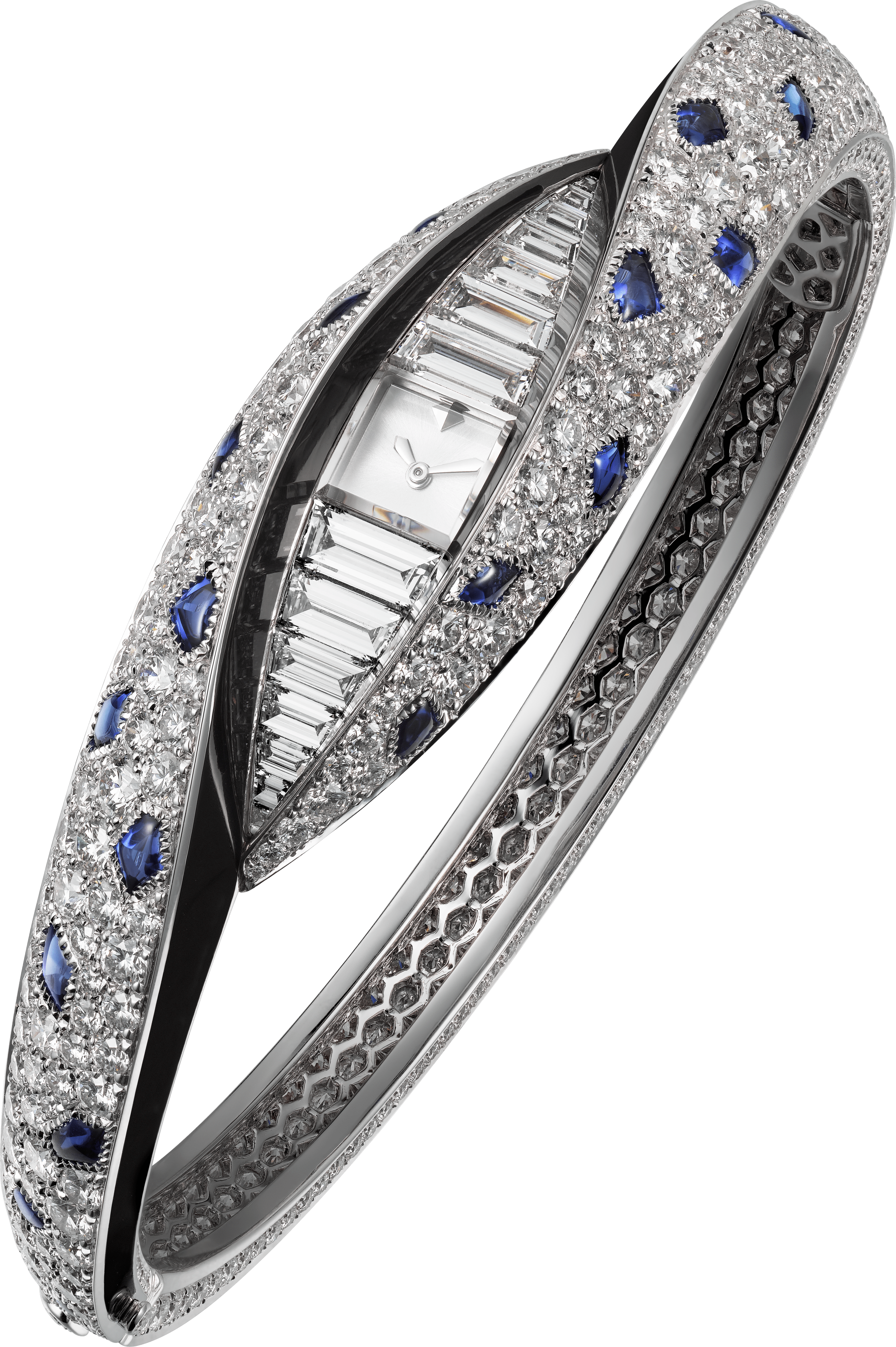 High Jewelry Regard de Panth&egrave;re visible hour watch
