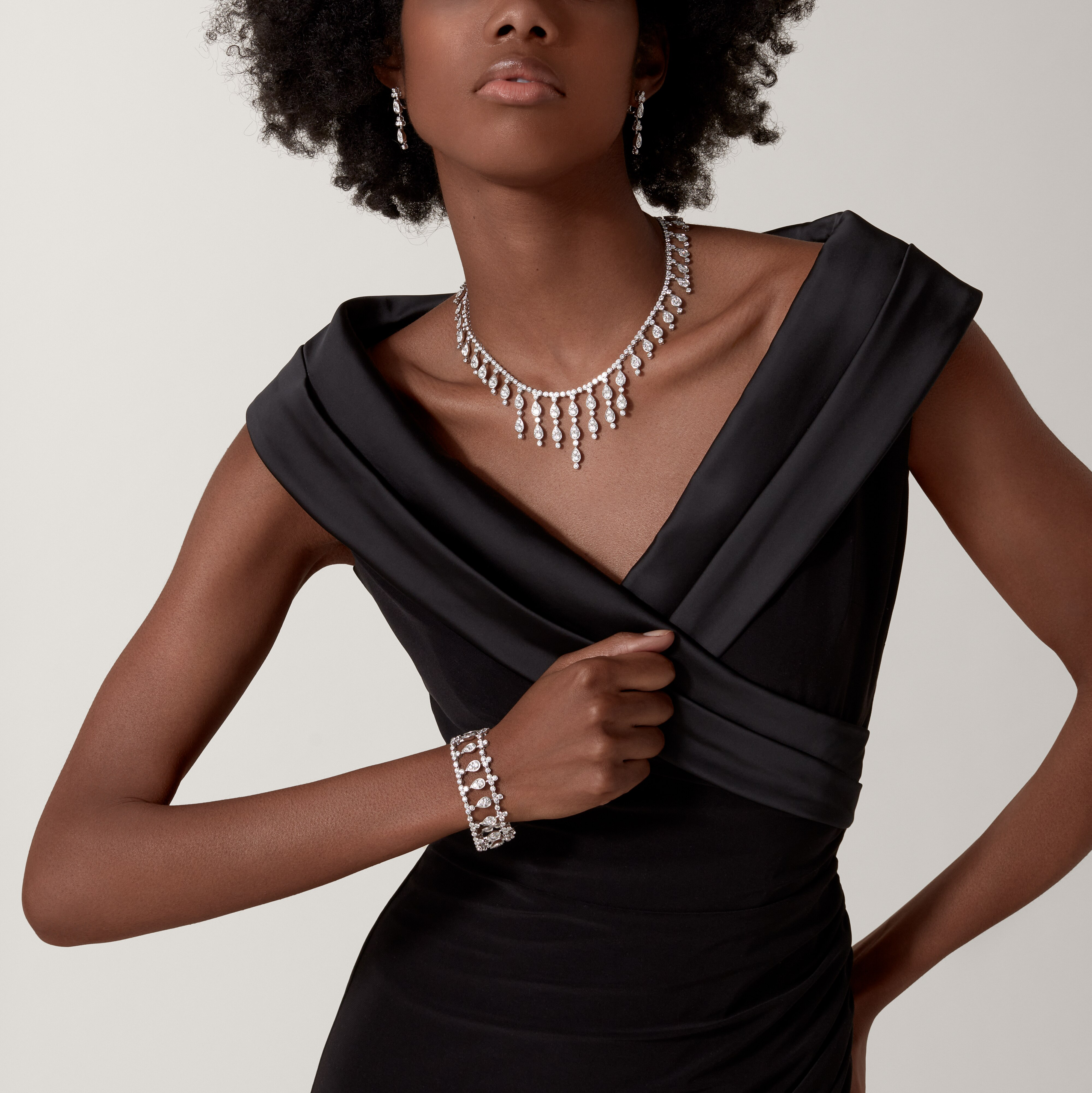 Pluie de Cartier bracelet, diamonds