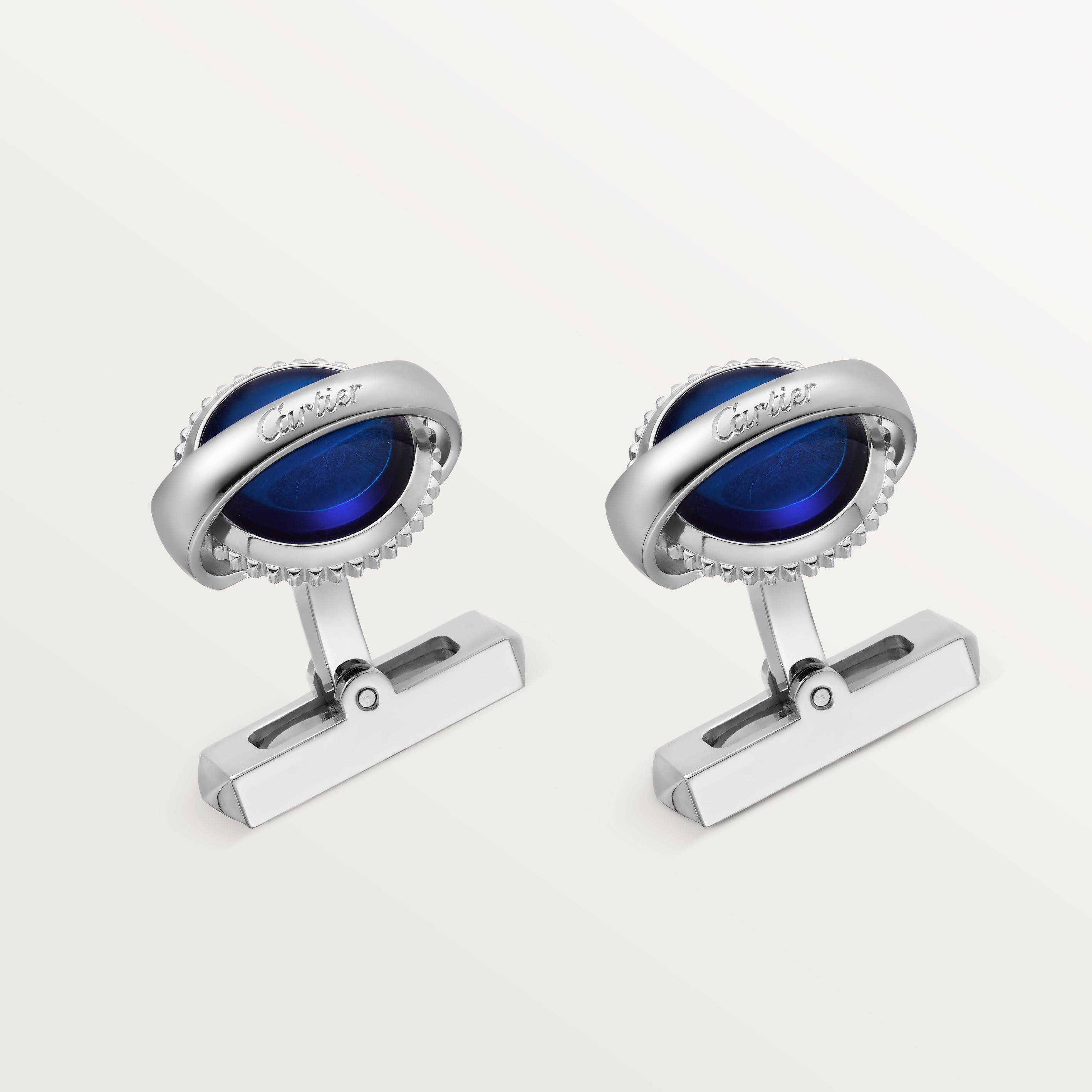 Ballon Bleu de Cartier silver cufflinks