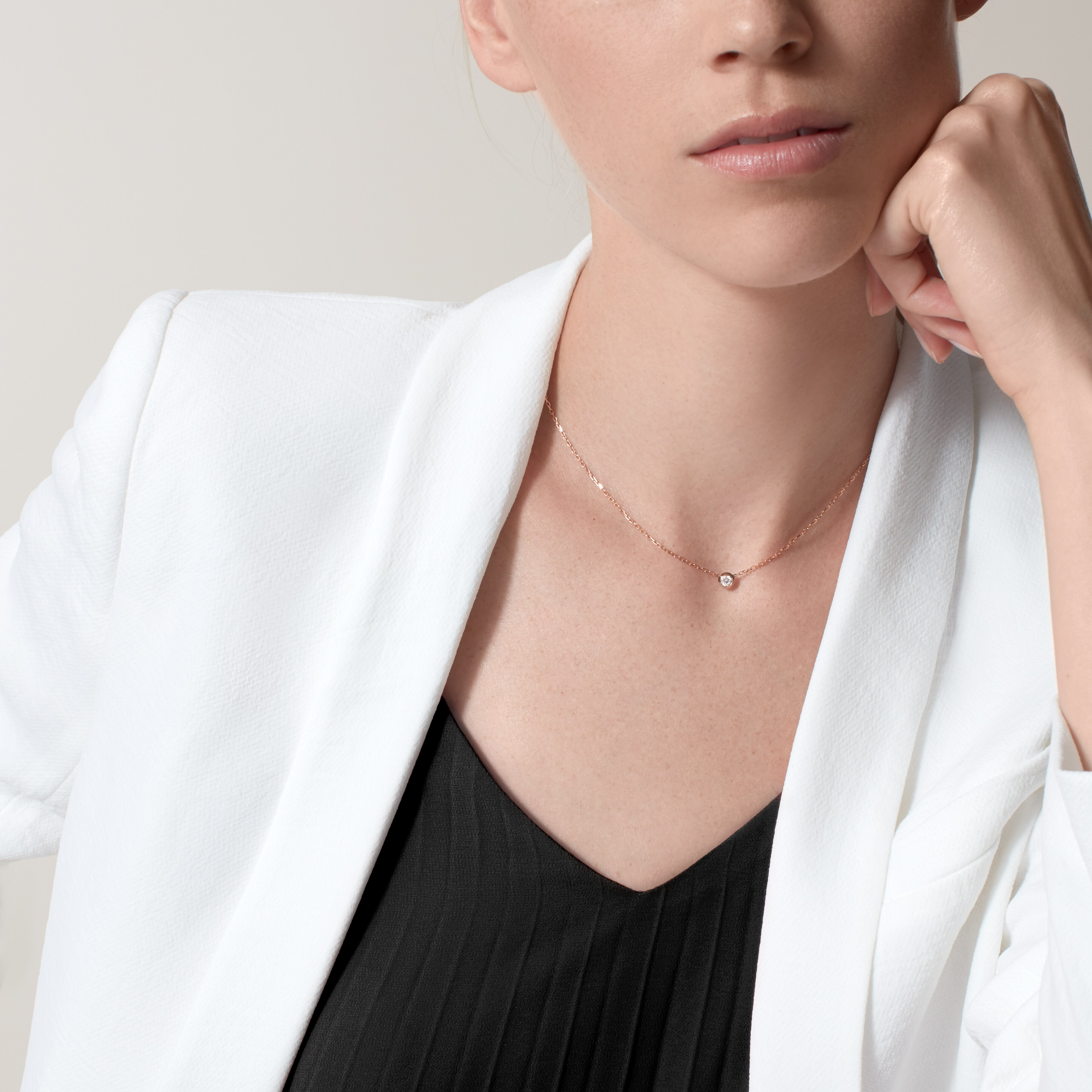 Cartier d'Amour pendant, brilliant-cut diamond, large model