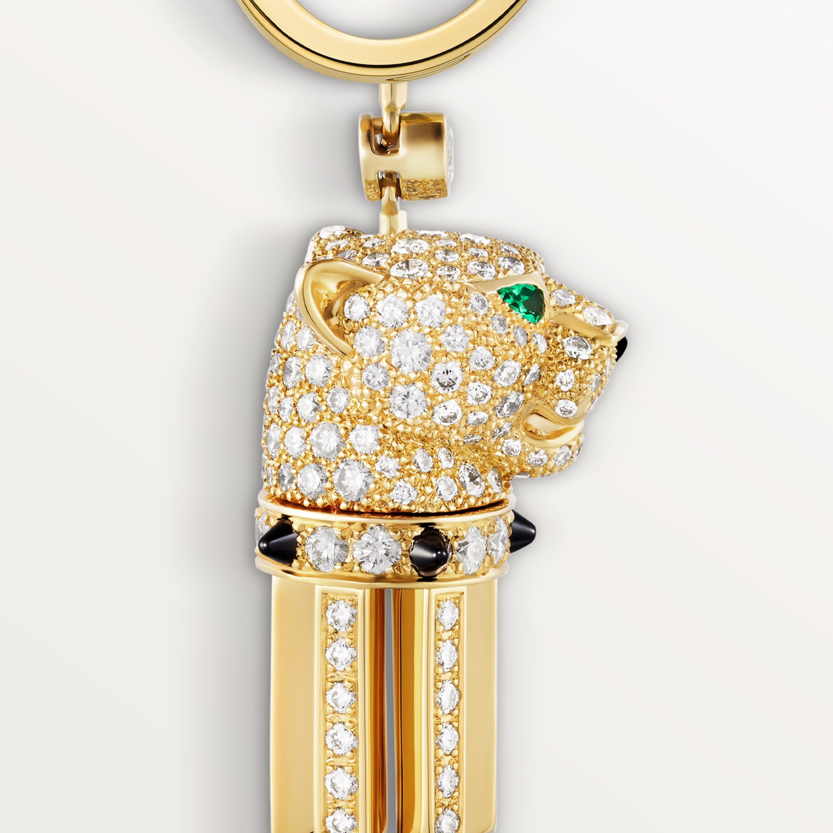 Panth&egrave;re de Cartier earrings, paved