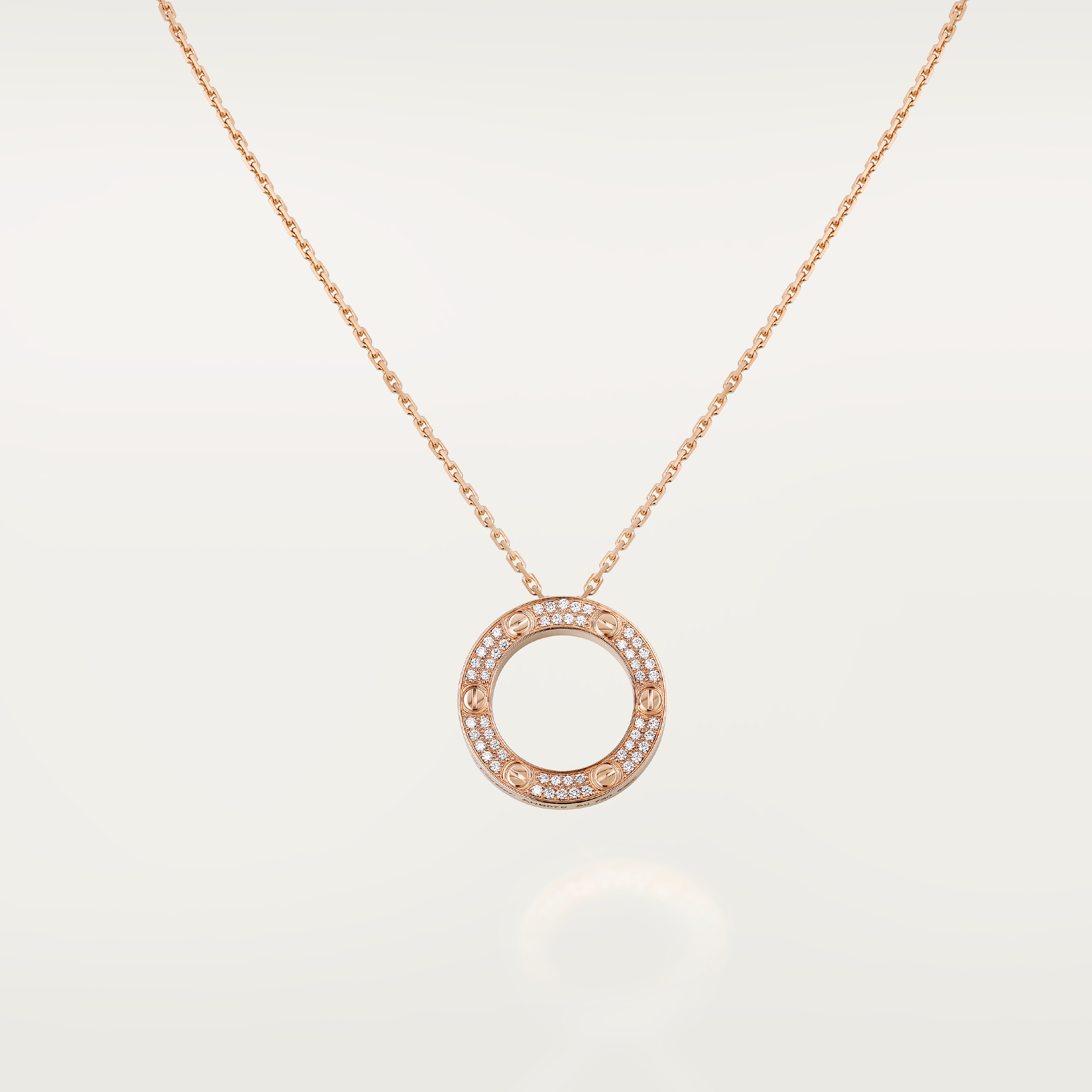 #LOVE# pendant, paved
