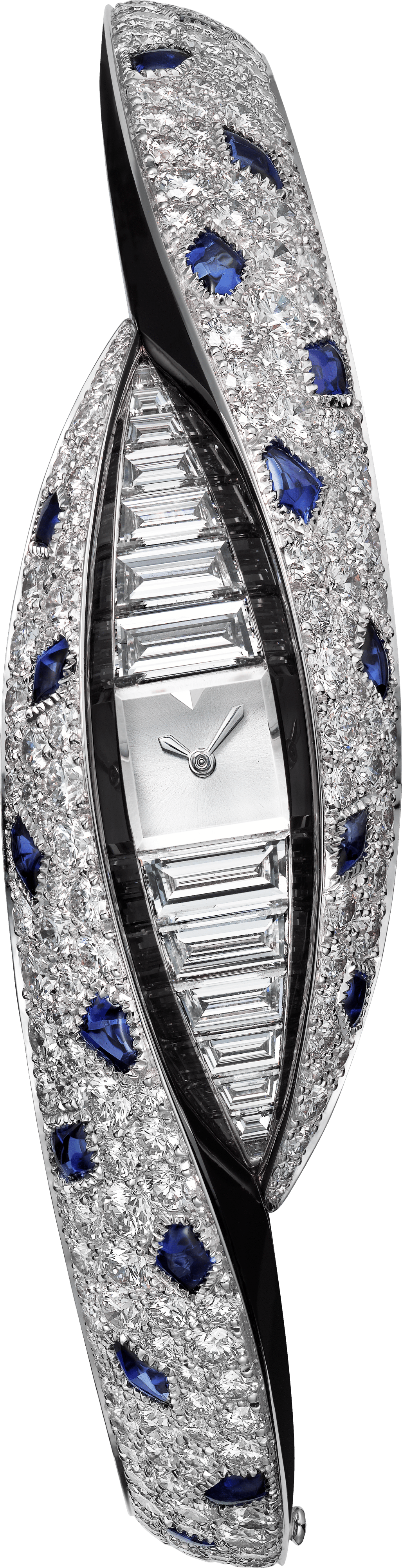 High Jewelry Regard de Panth&egrave;re visible hour watch