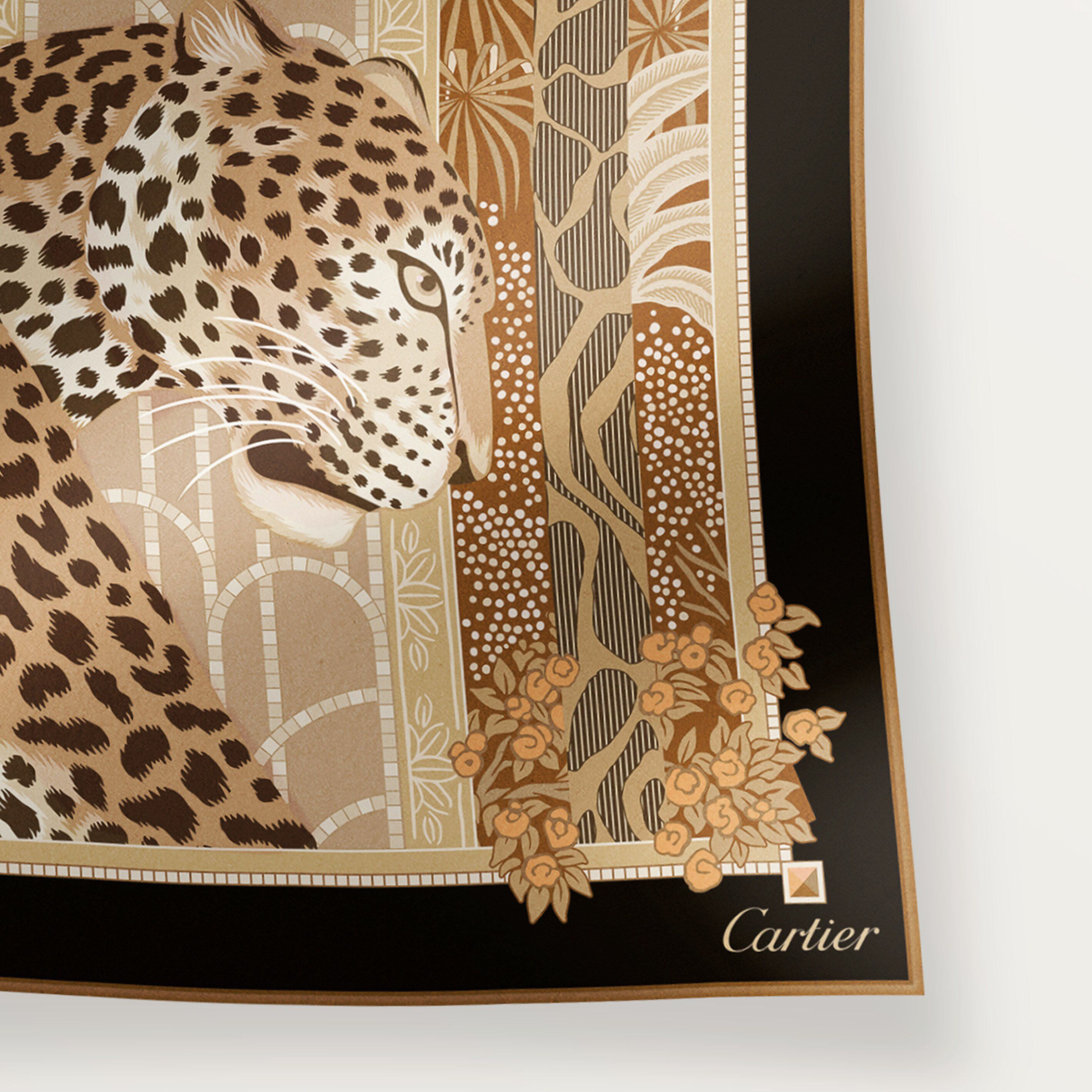 90 scarf, Woman with a Panther, image 5