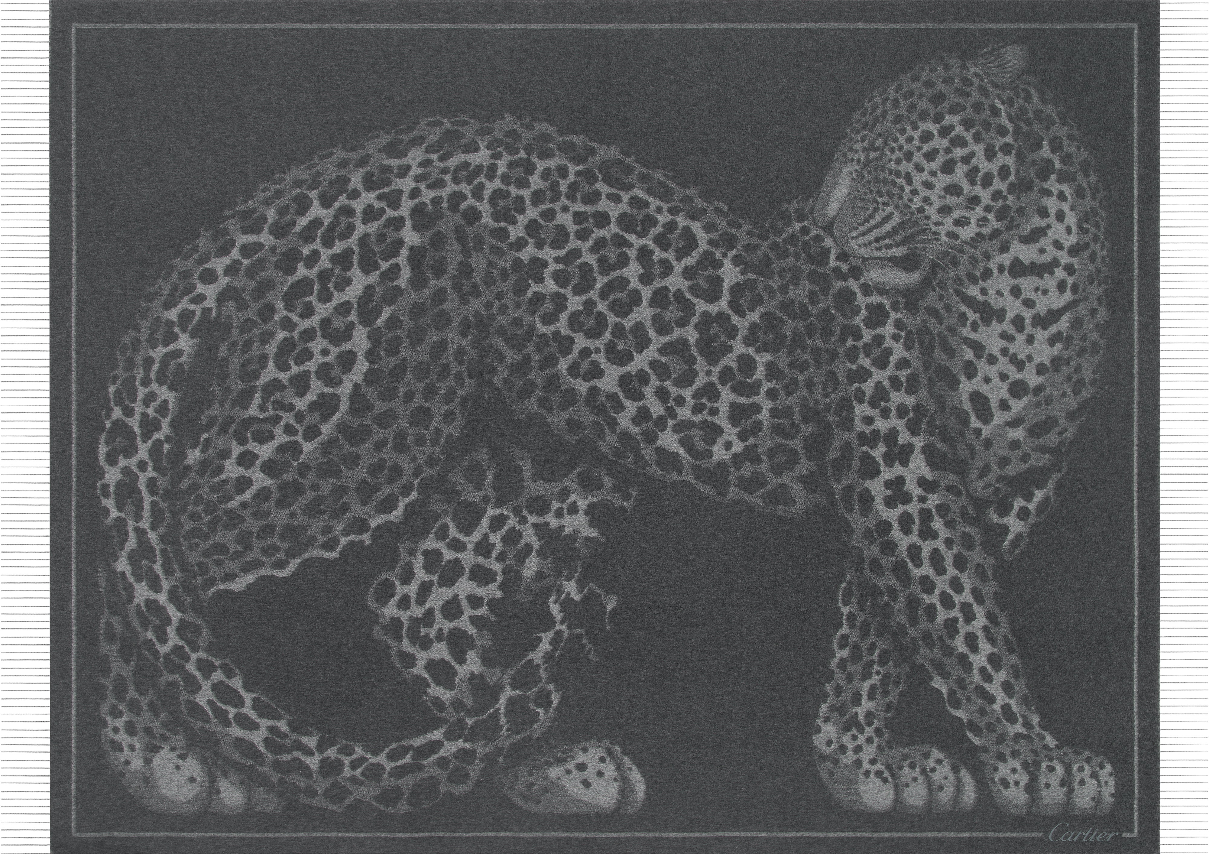 Panth&egrave;re de Cartier blanket