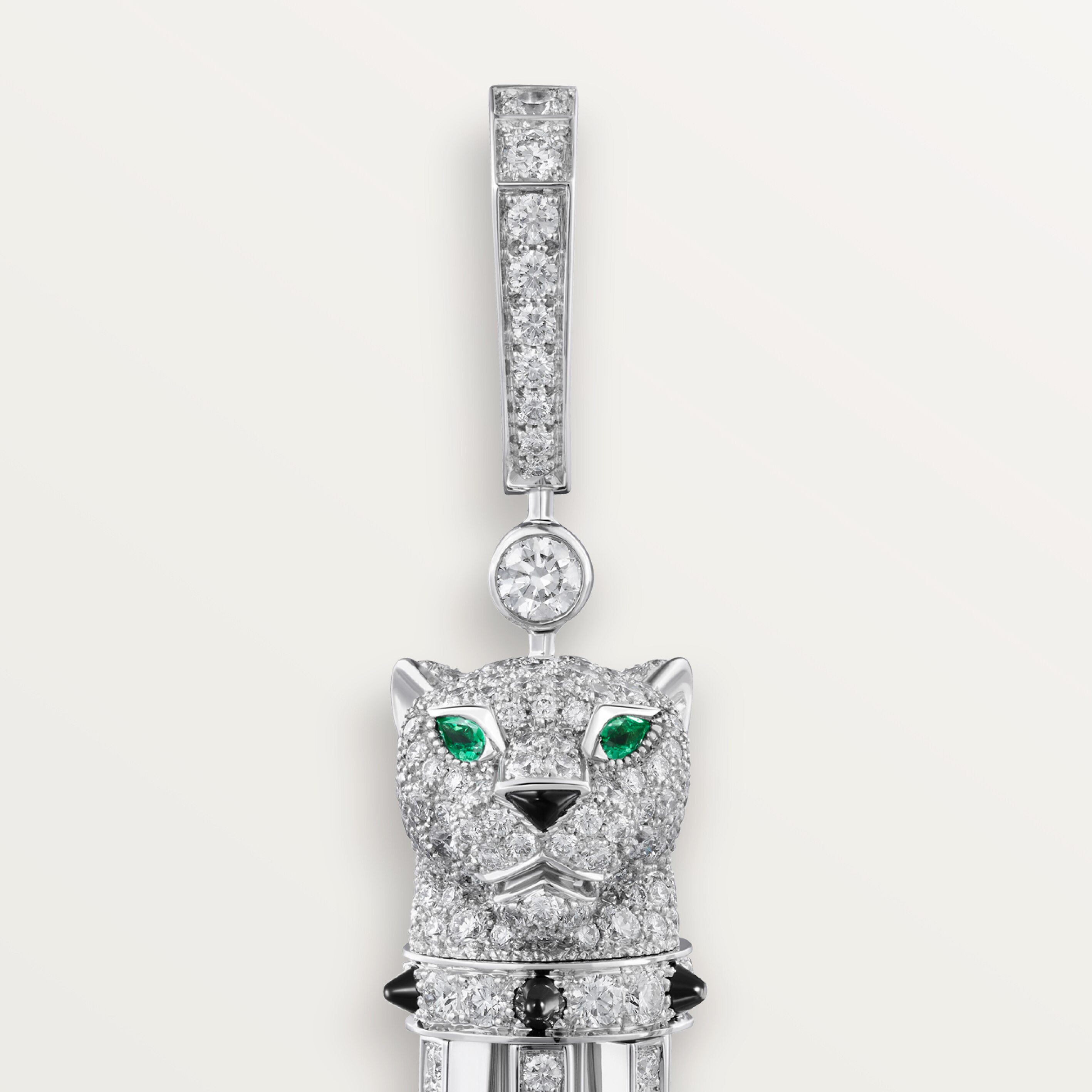 Panth&egrave;re de Cartier earrings, paved