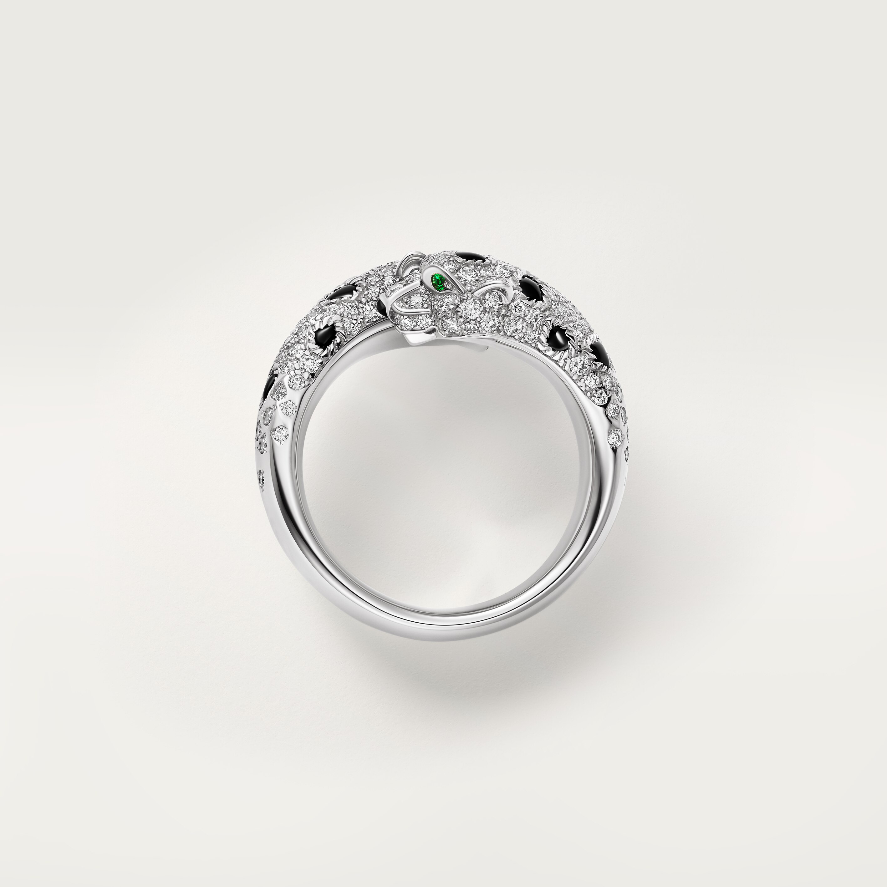 Panth&egrave;re de Cartier ring, semi-paved