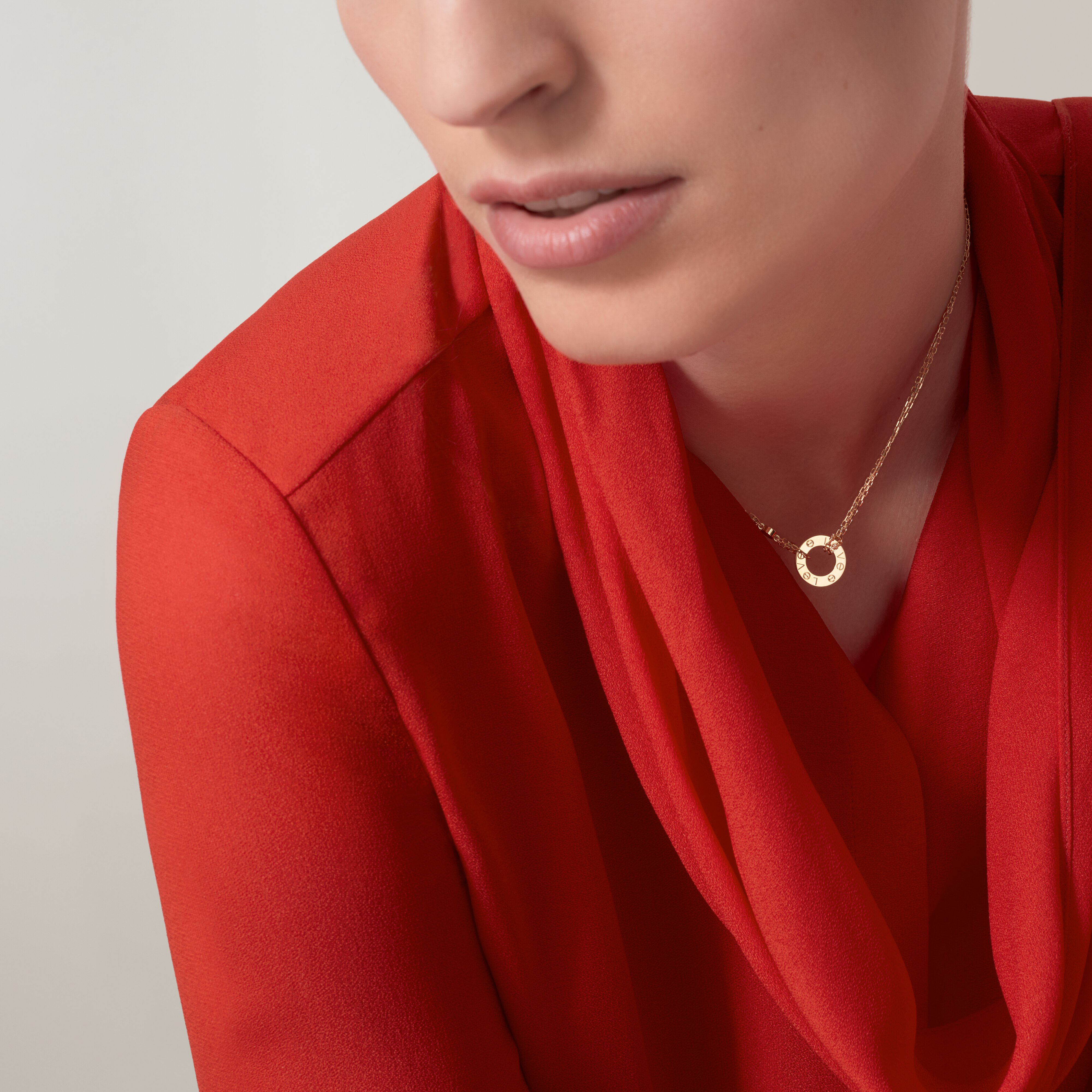 #LOVE# pendant, 2 diamonds