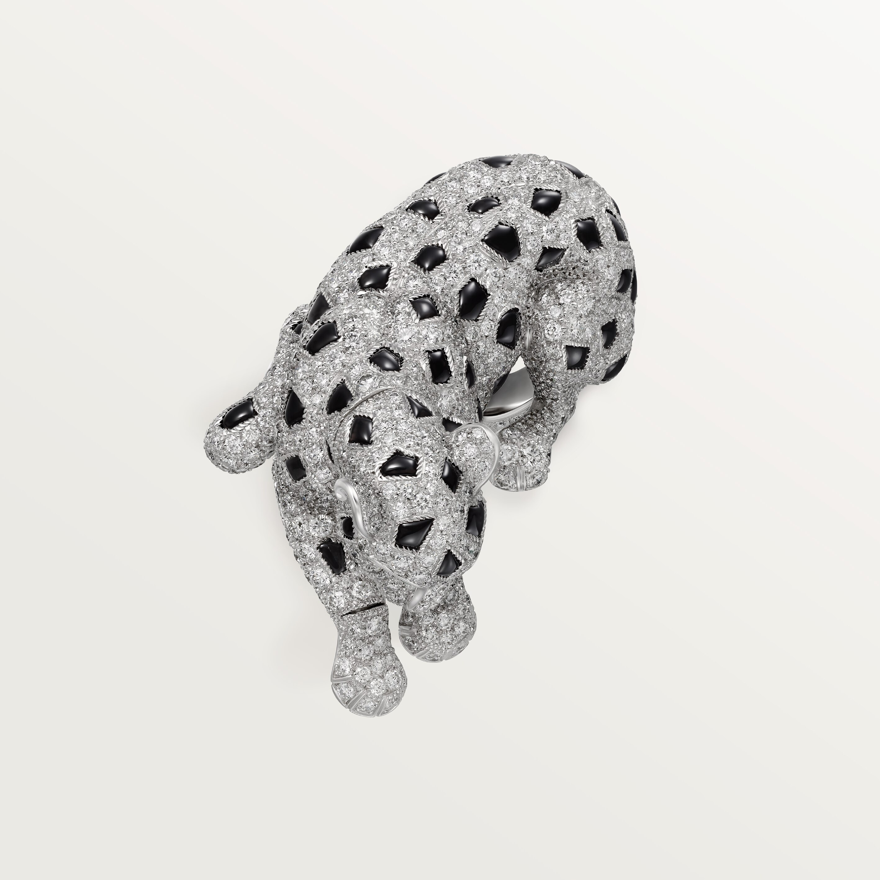 Panth&egrave;re de Cartier ring, paved, image 8