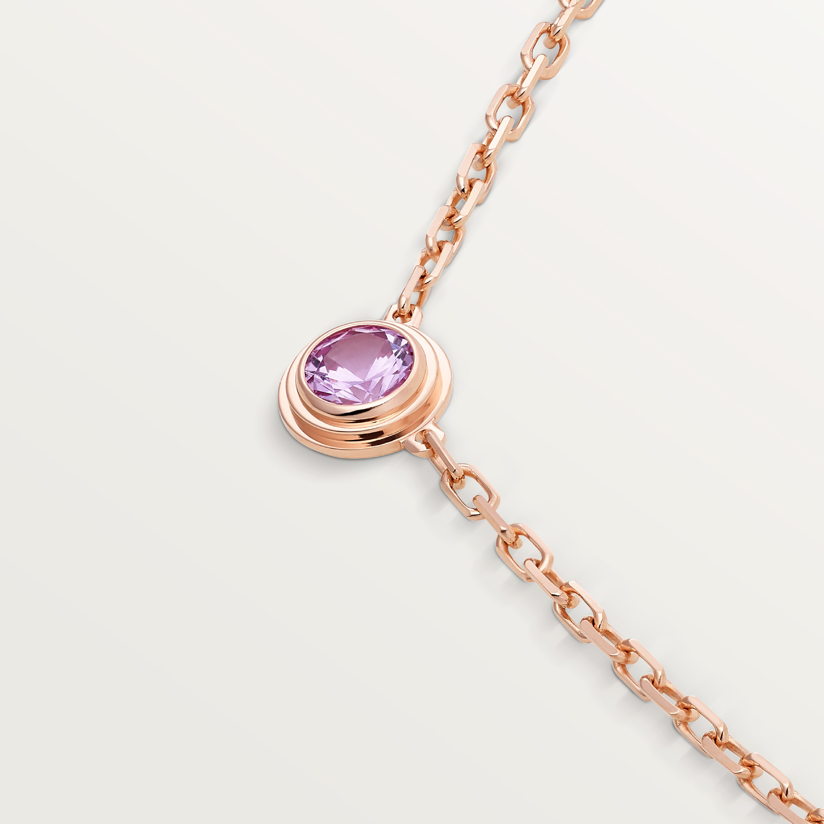 Cartier d'Amour pendant, pink sapphire, image 5