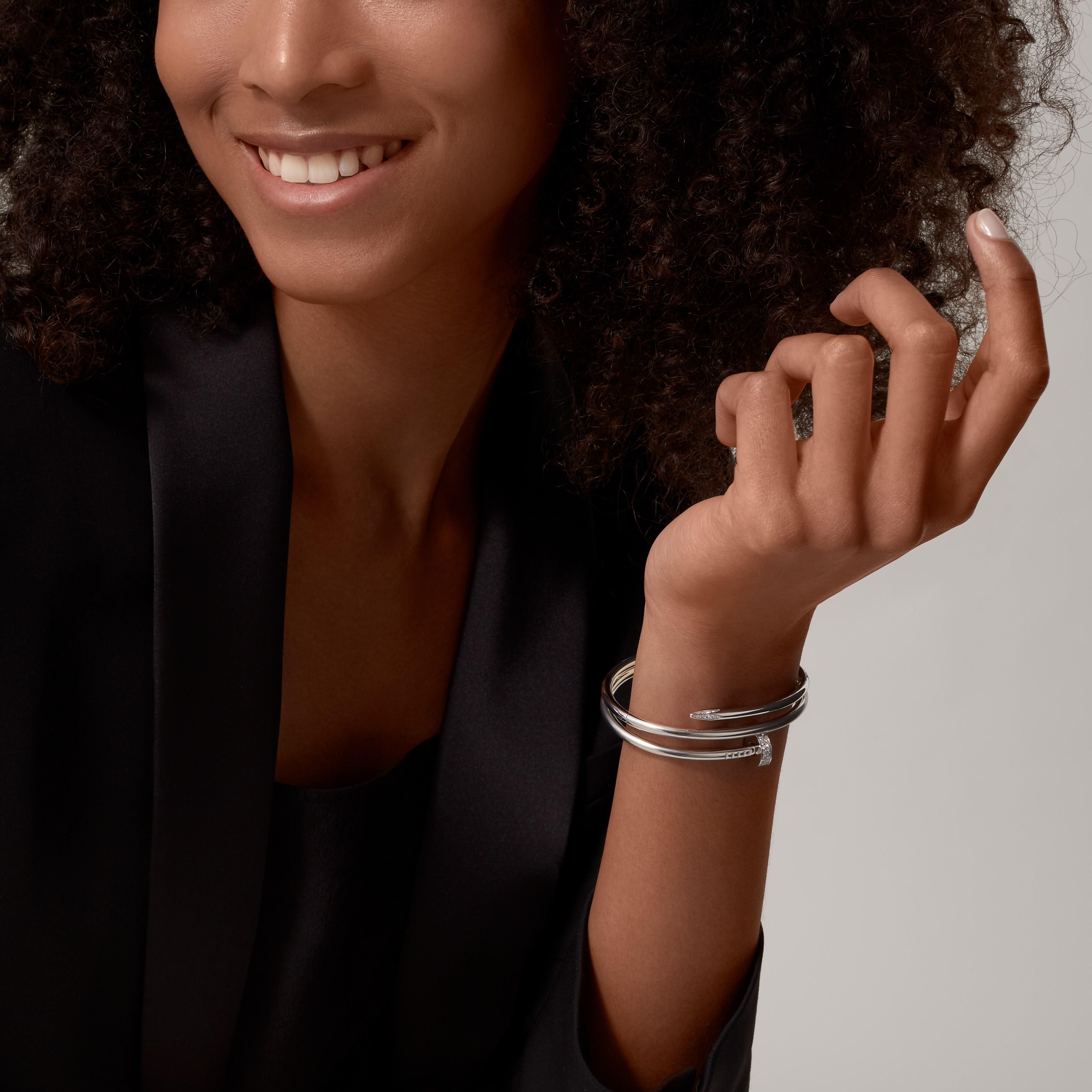 Juste un Clou bracelet, double, diamonds