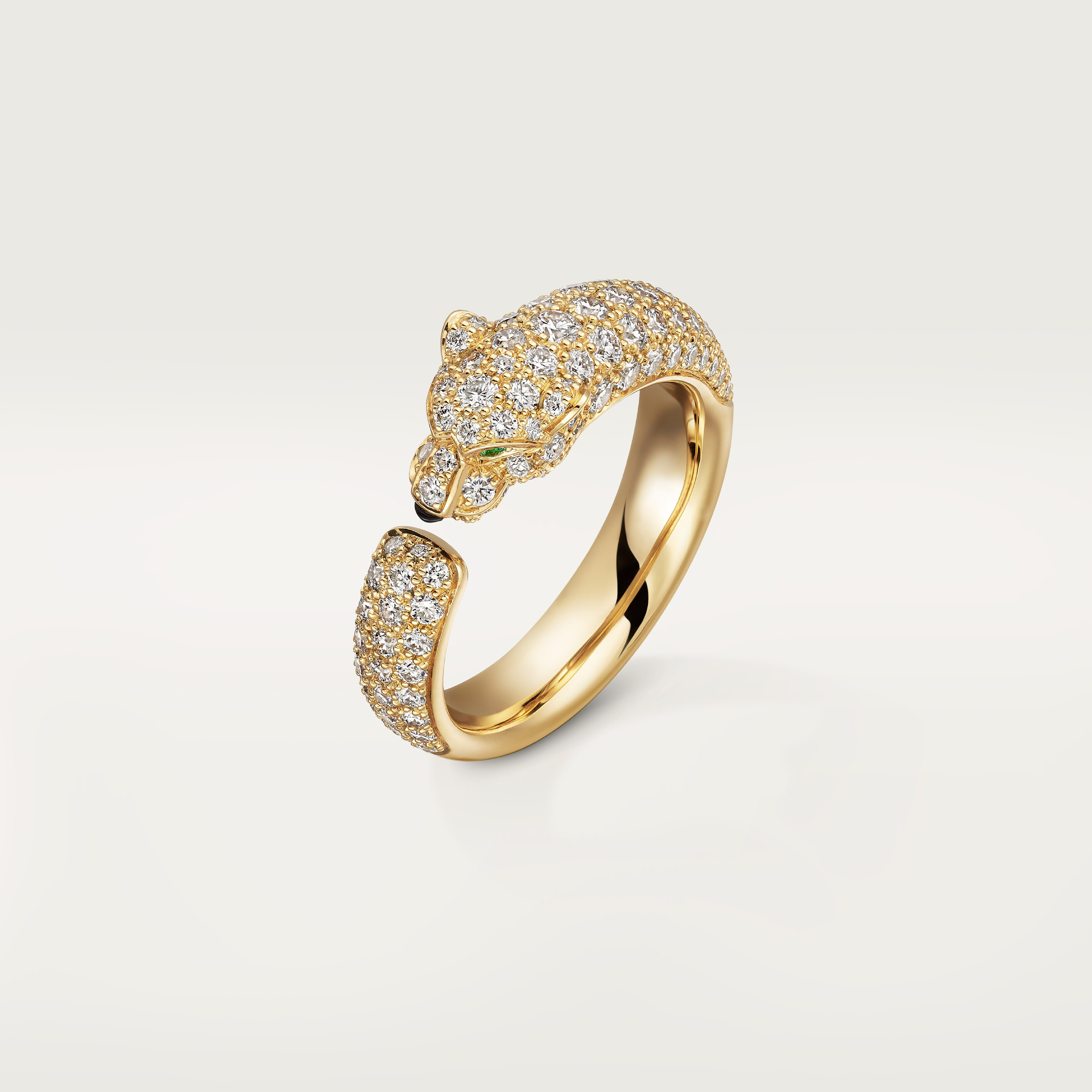 Panth&egrave;re de Cartier ring, small model, paved