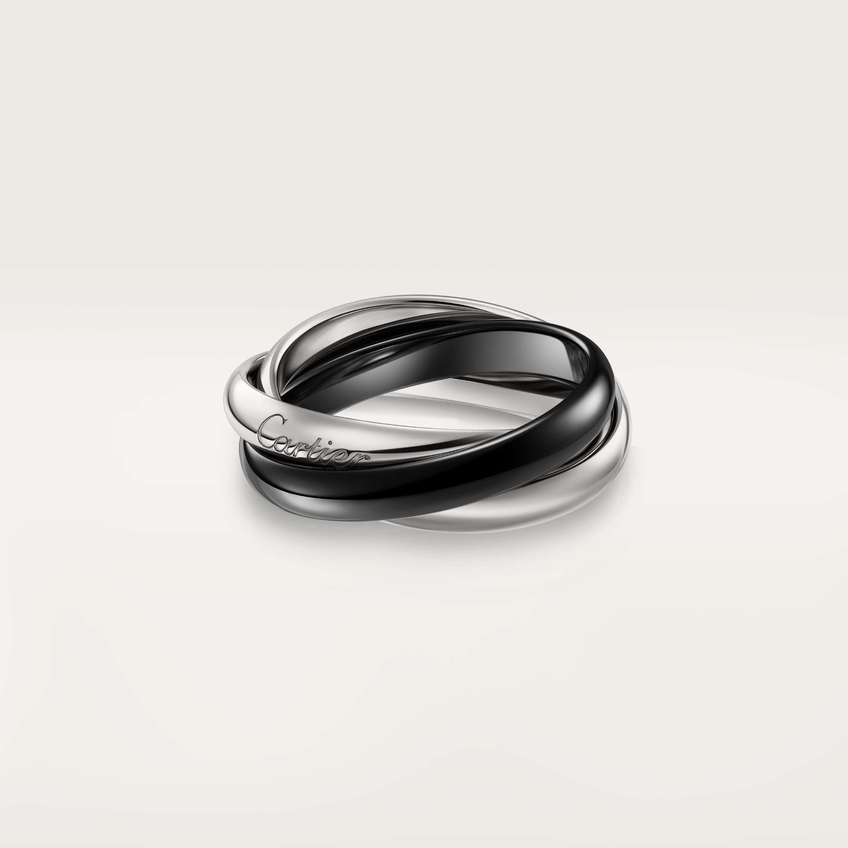 Trinity ring, ceramic, classic model
