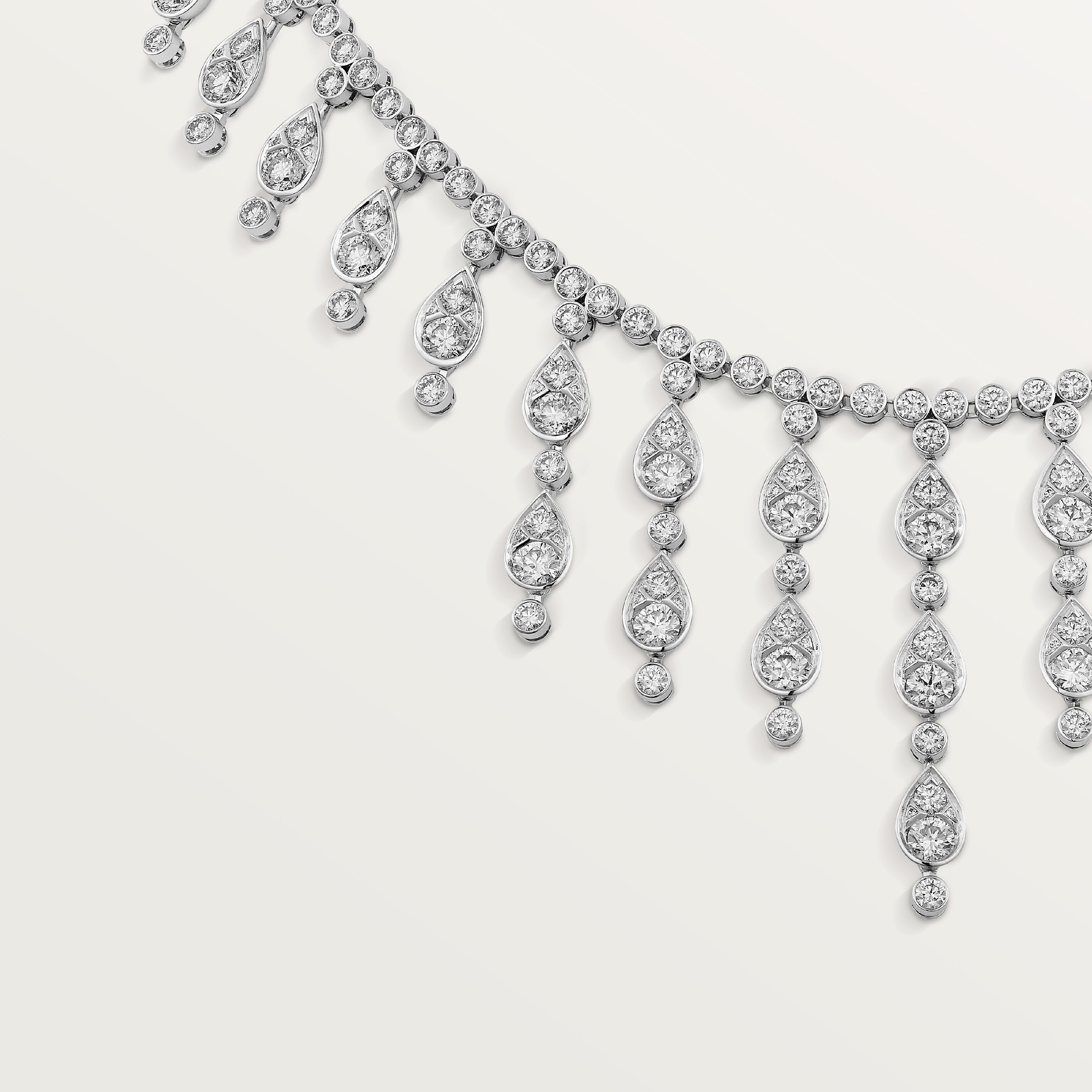 Pluie de Cartier necklace, diamonds