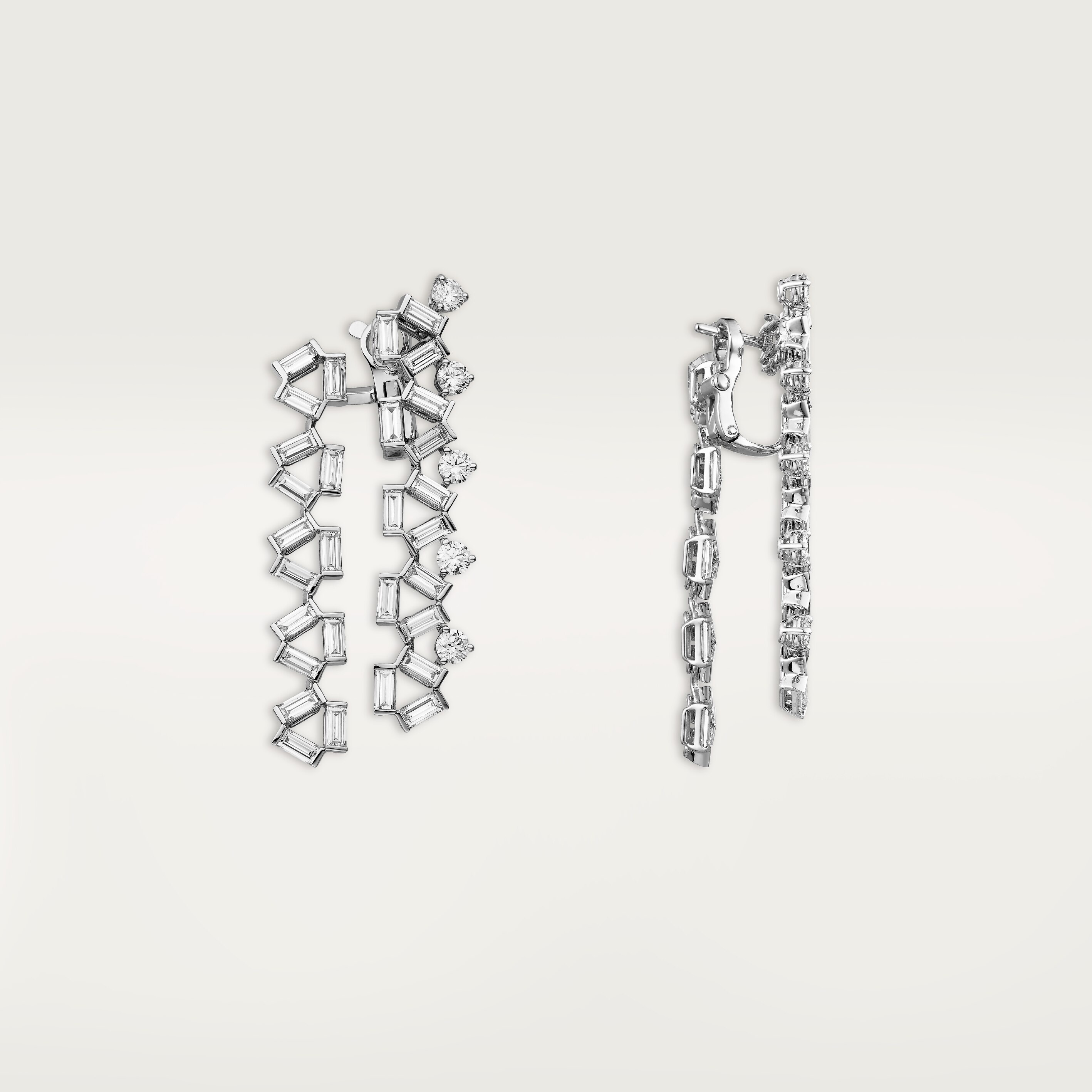 Reflection de Cartier earrings, diamonds