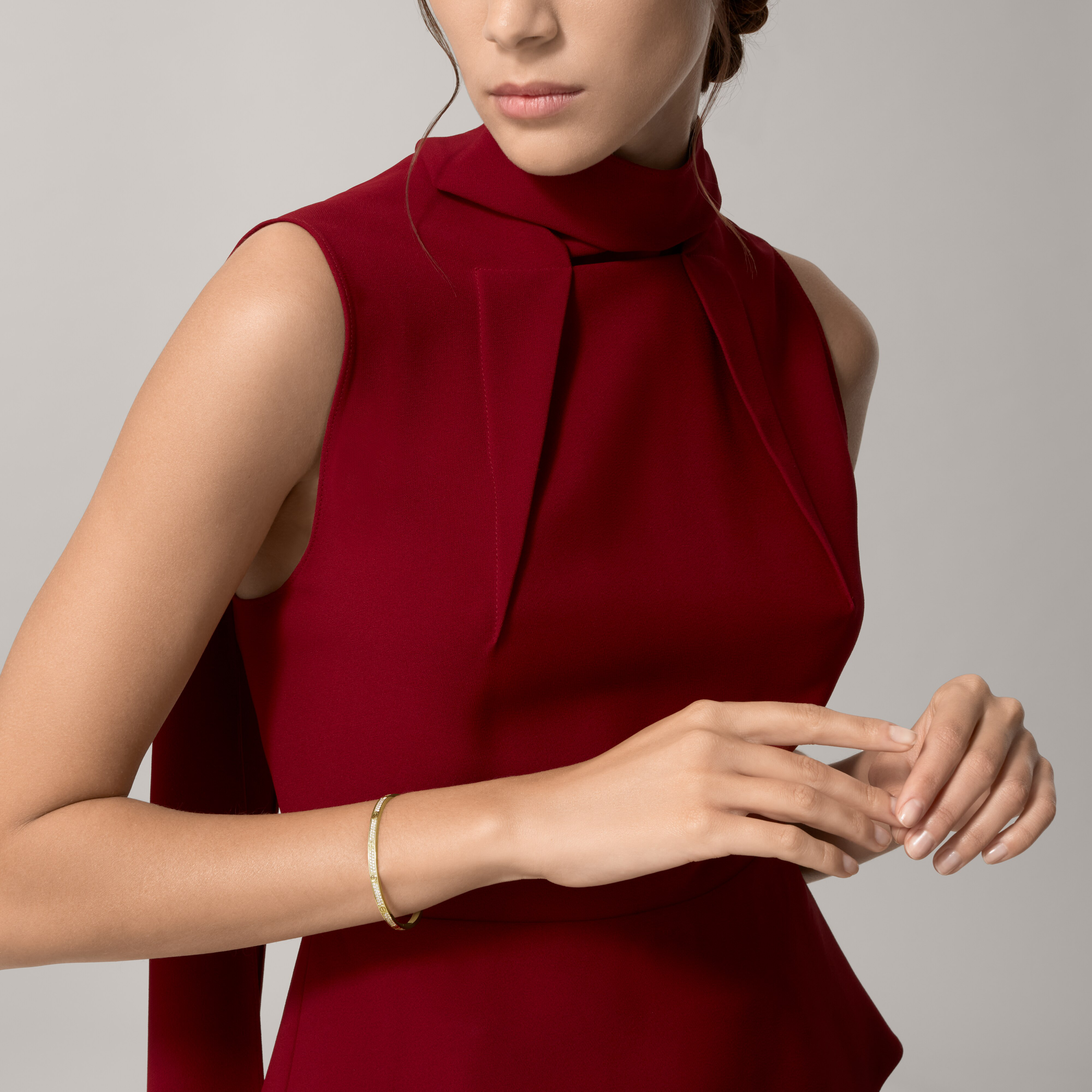 #LOVE# bracelet, small model, paved, image 4