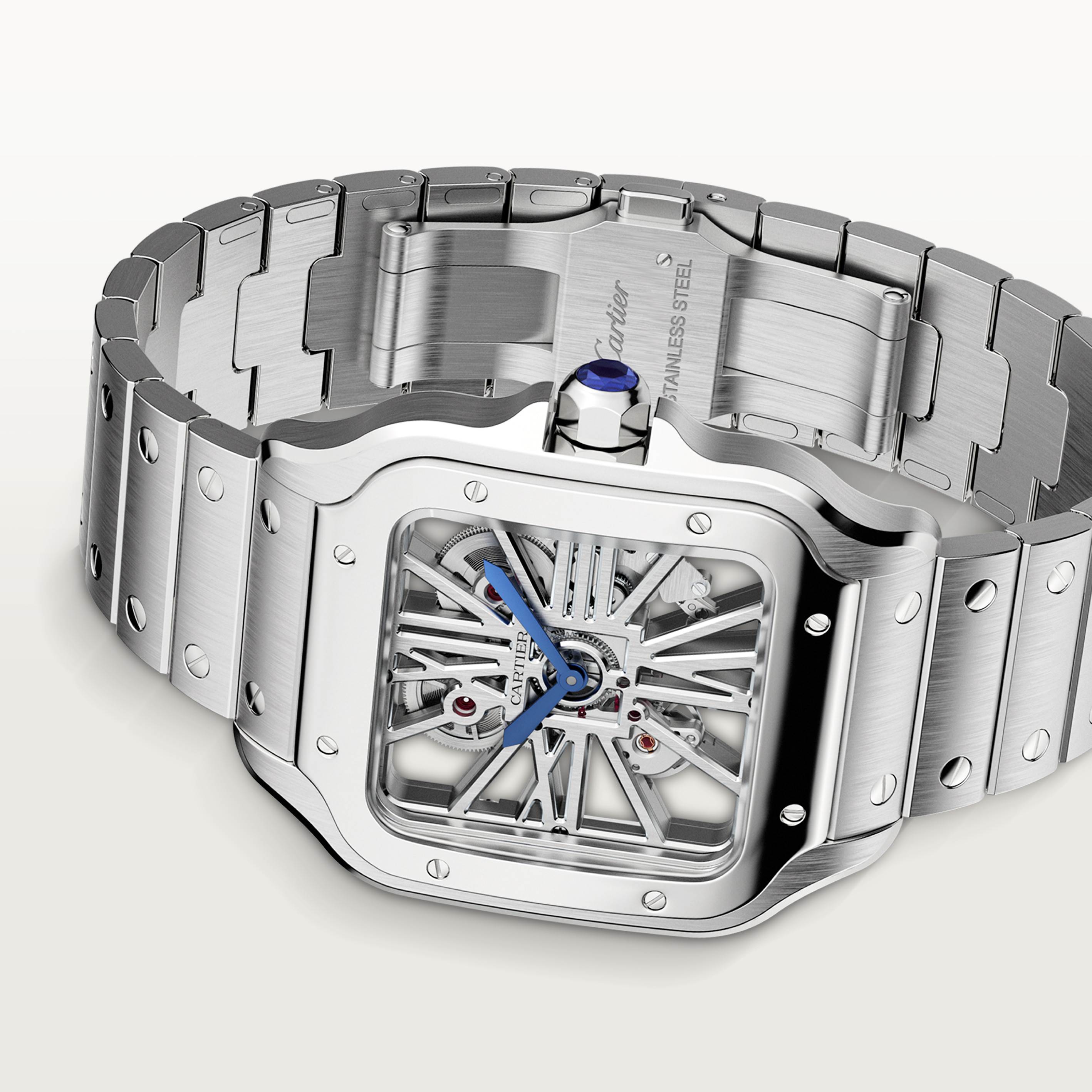 Santos de Cartier skeleton watch, image 7