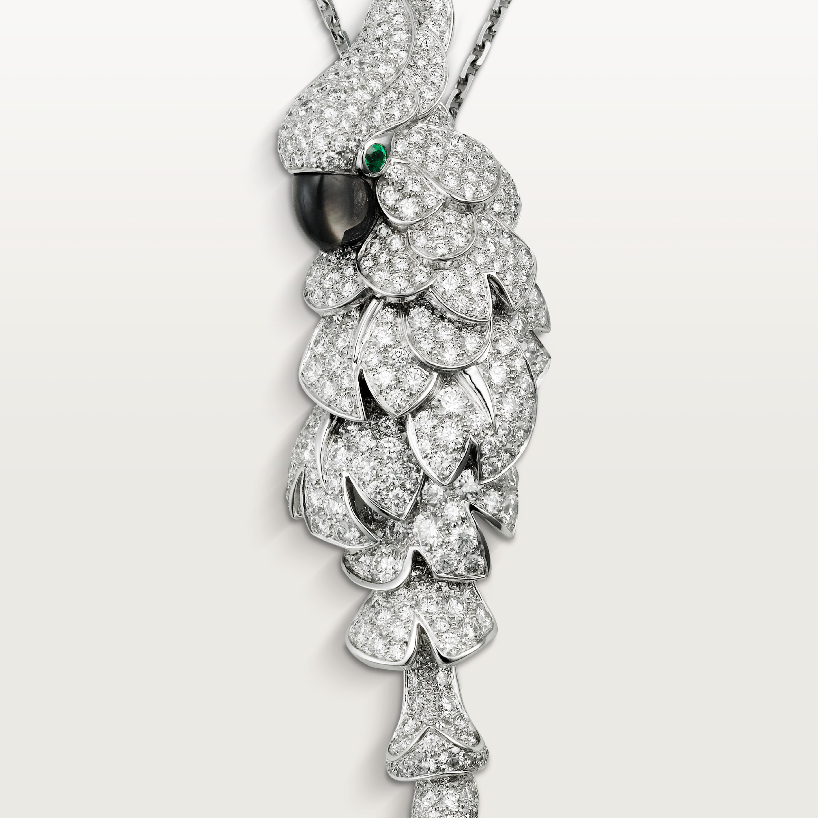 Faune et Flore de Cartier necklace, paved 