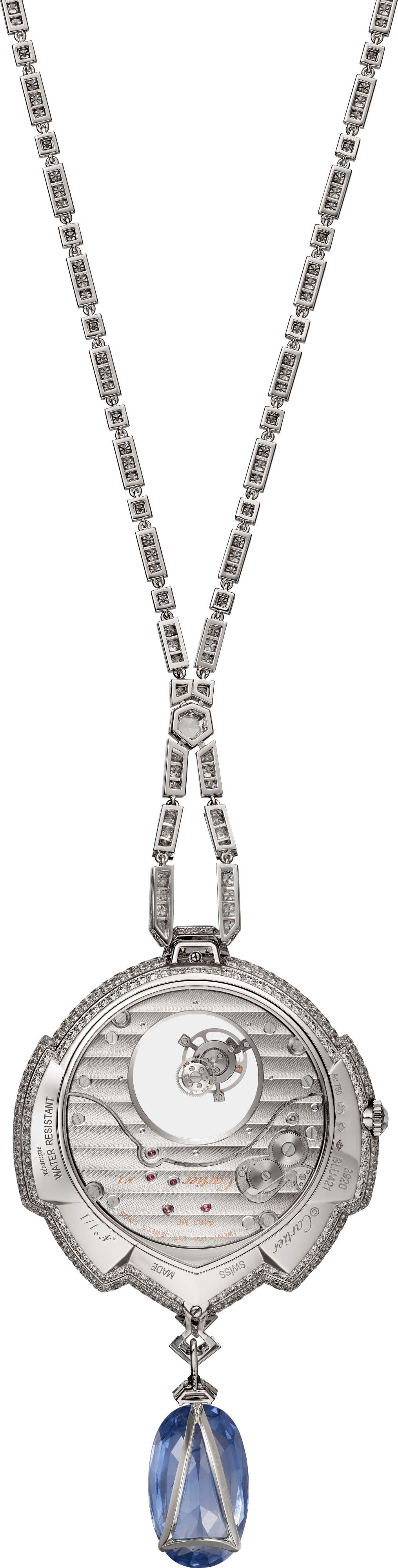 High Jewelry Tourbillon Myst&eacute;rieux Azur&eacute; watch