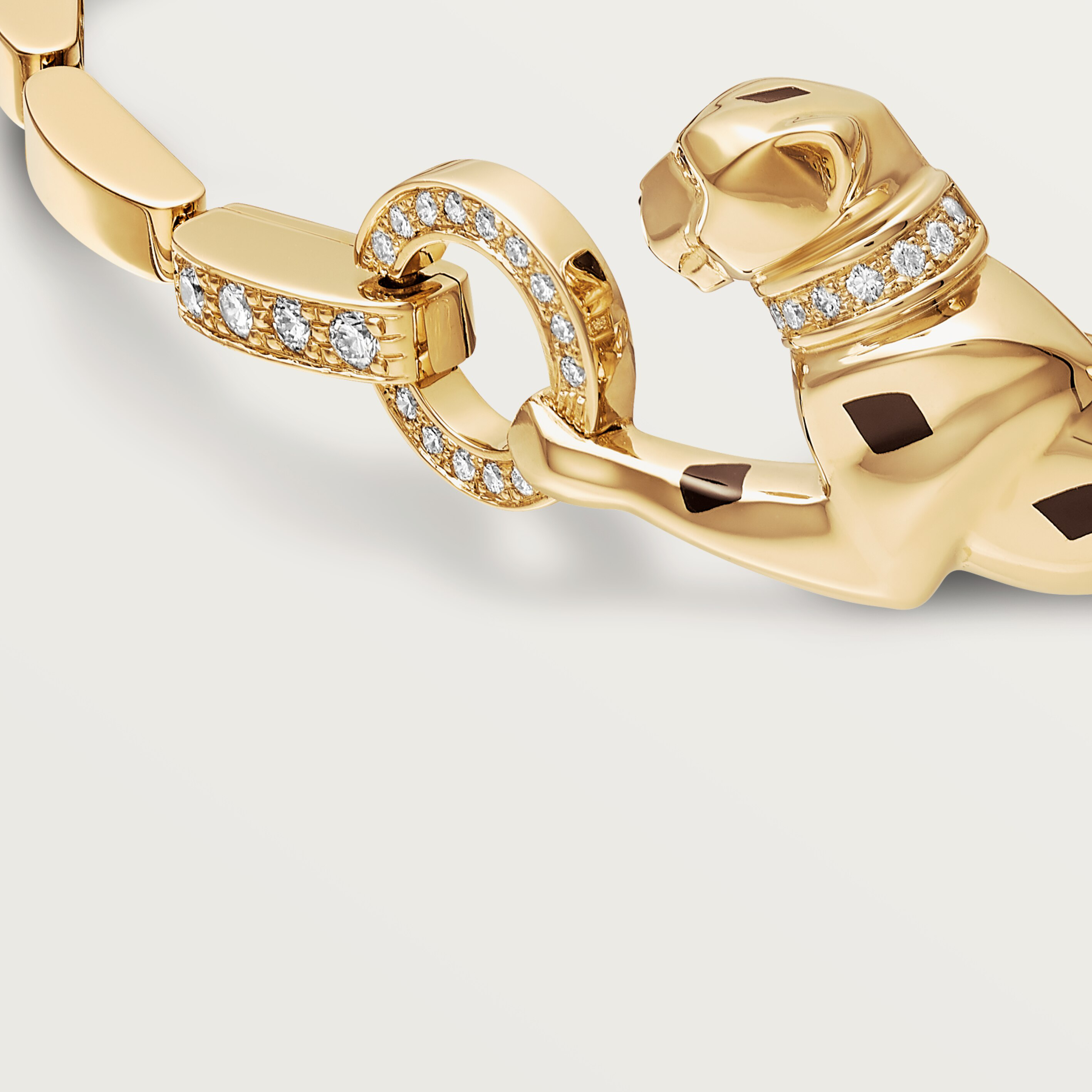 Panth&egrave;re de Cartier bracelet, on chain, diamonds