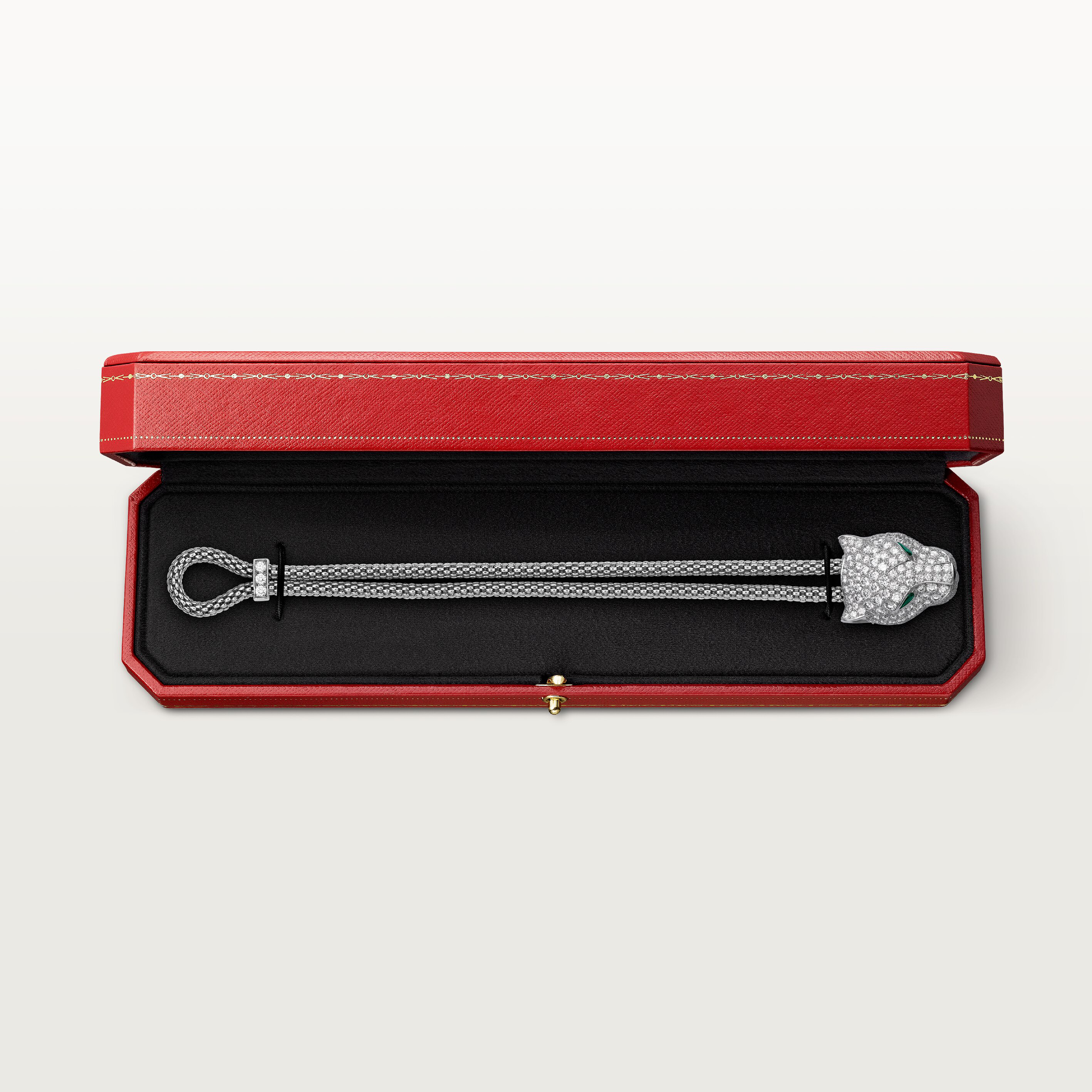 Panth&egrave;re de Cartier bracelet, paved , image 7