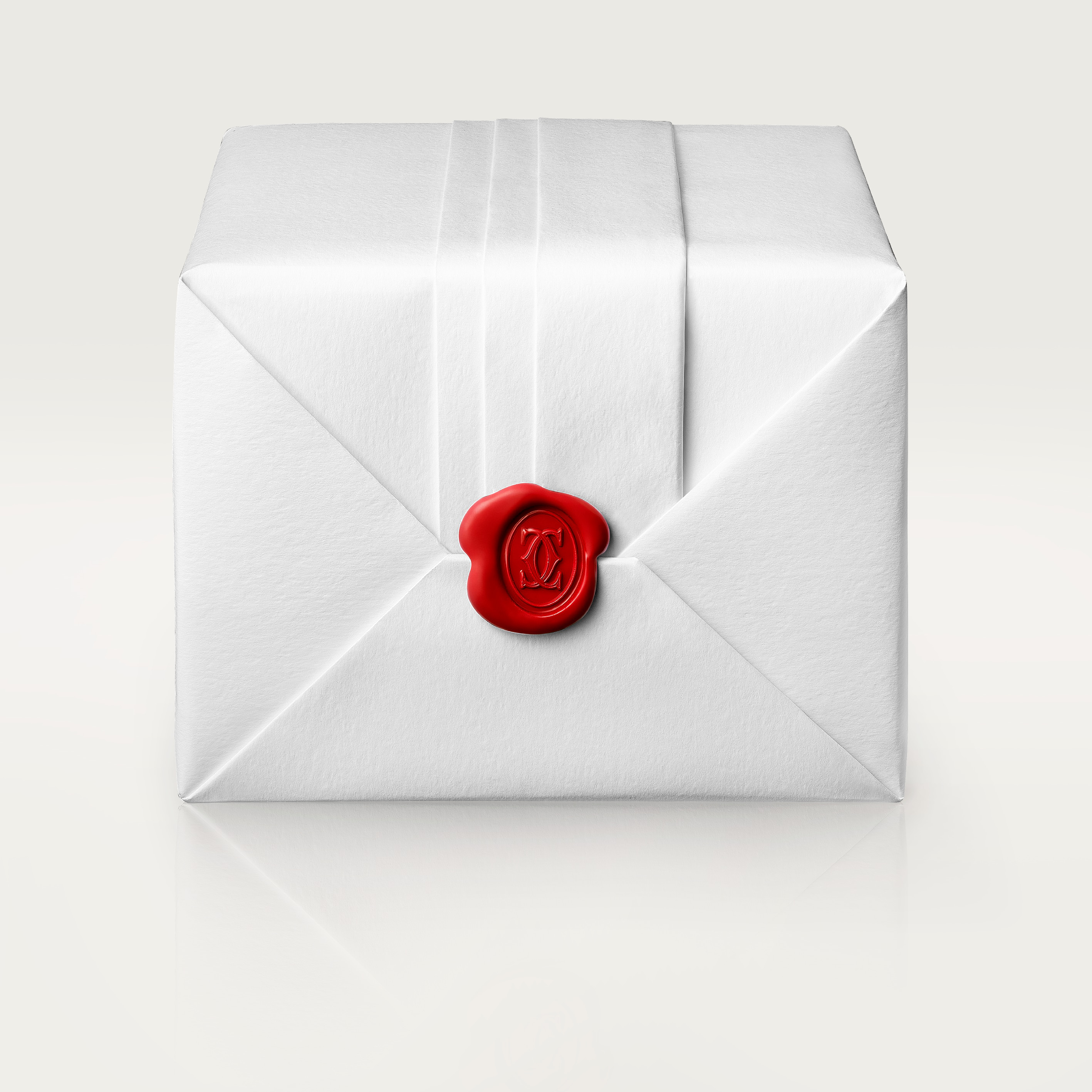 Trinity earrings, cushion-shaped, half-paved, image 8