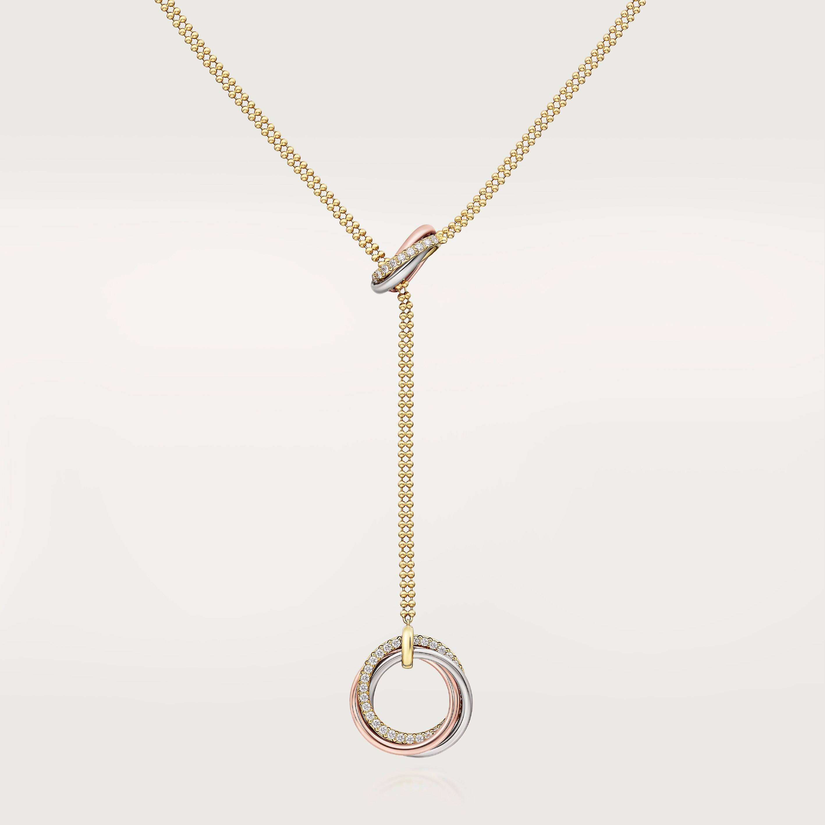 Trinity necklace, diamonds, image 6