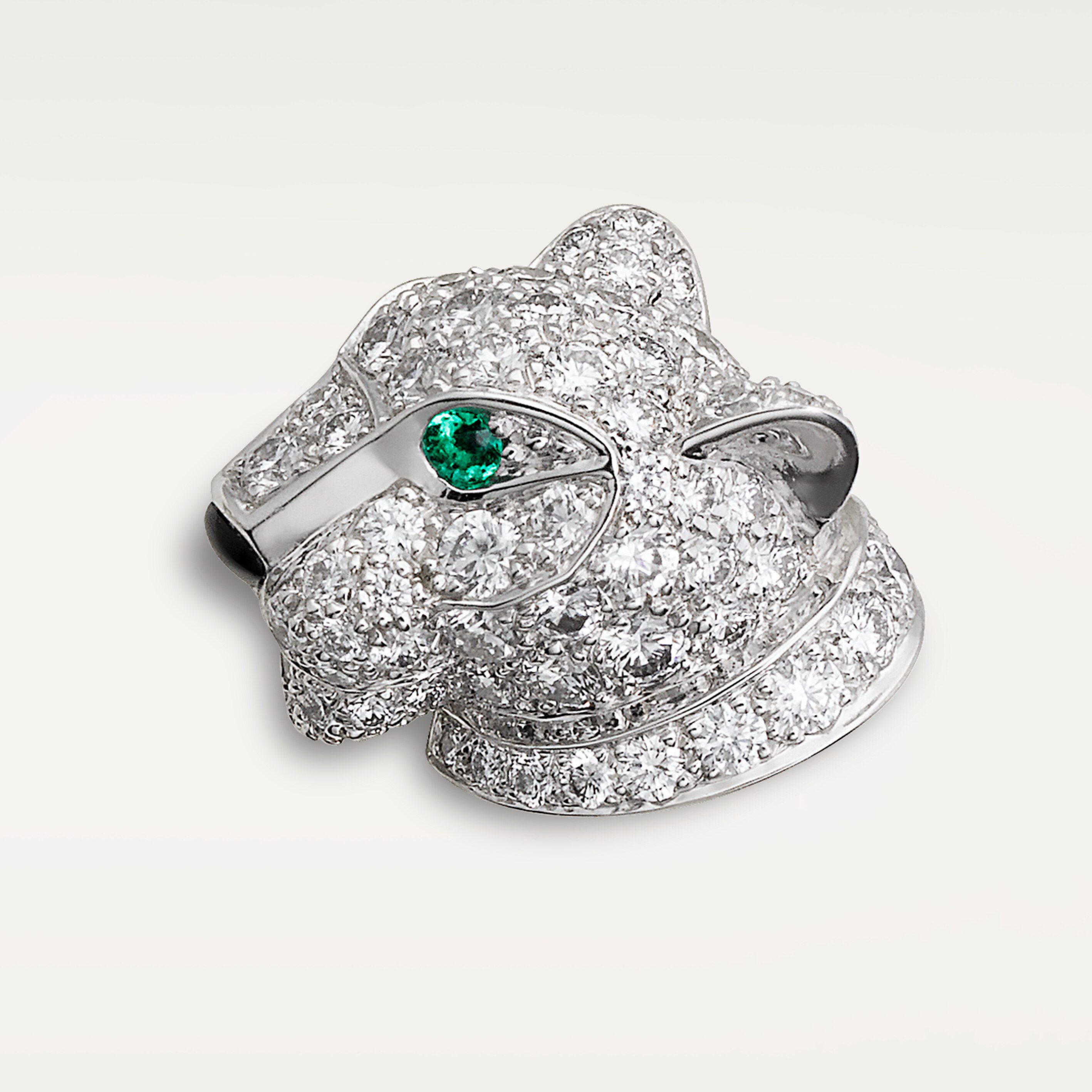 Panth&egrave;re de Cartier stud earrings, paved